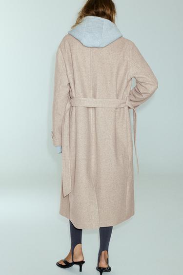Long belted coat — Mole brown 4