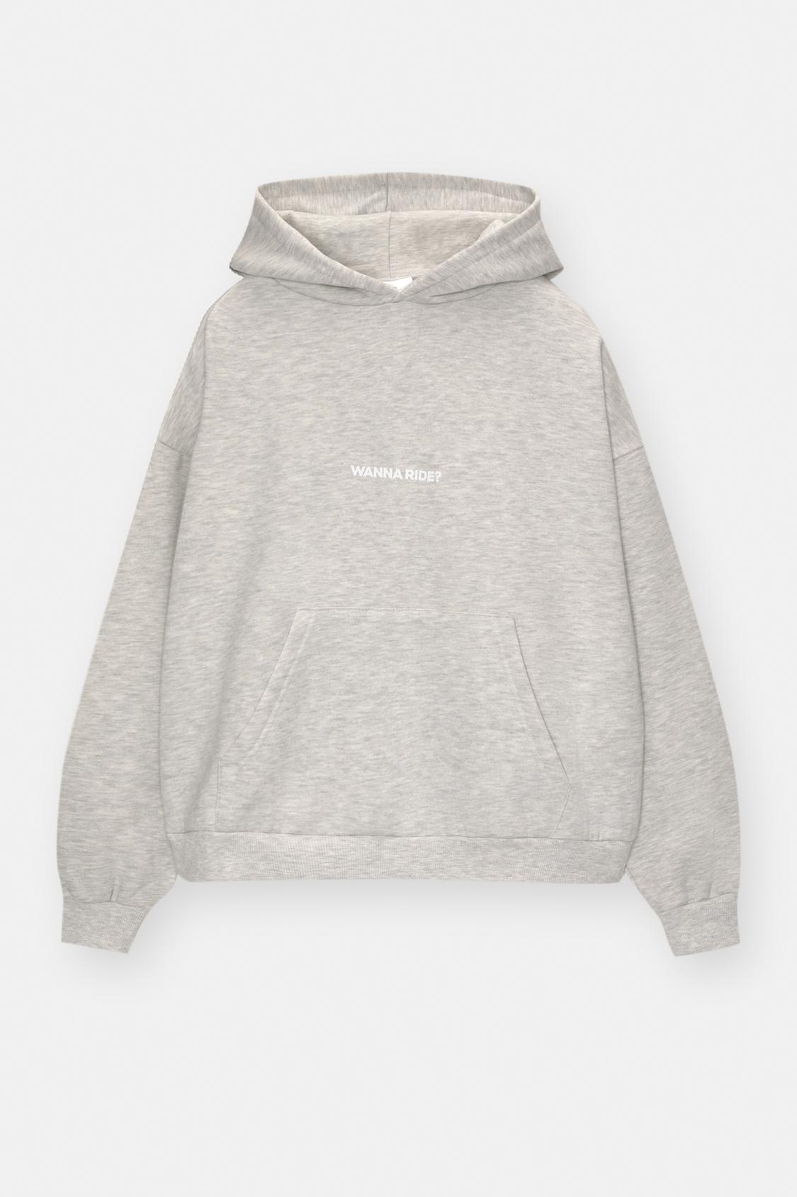 Sweat à capuche voiture pull&bear - Main Image