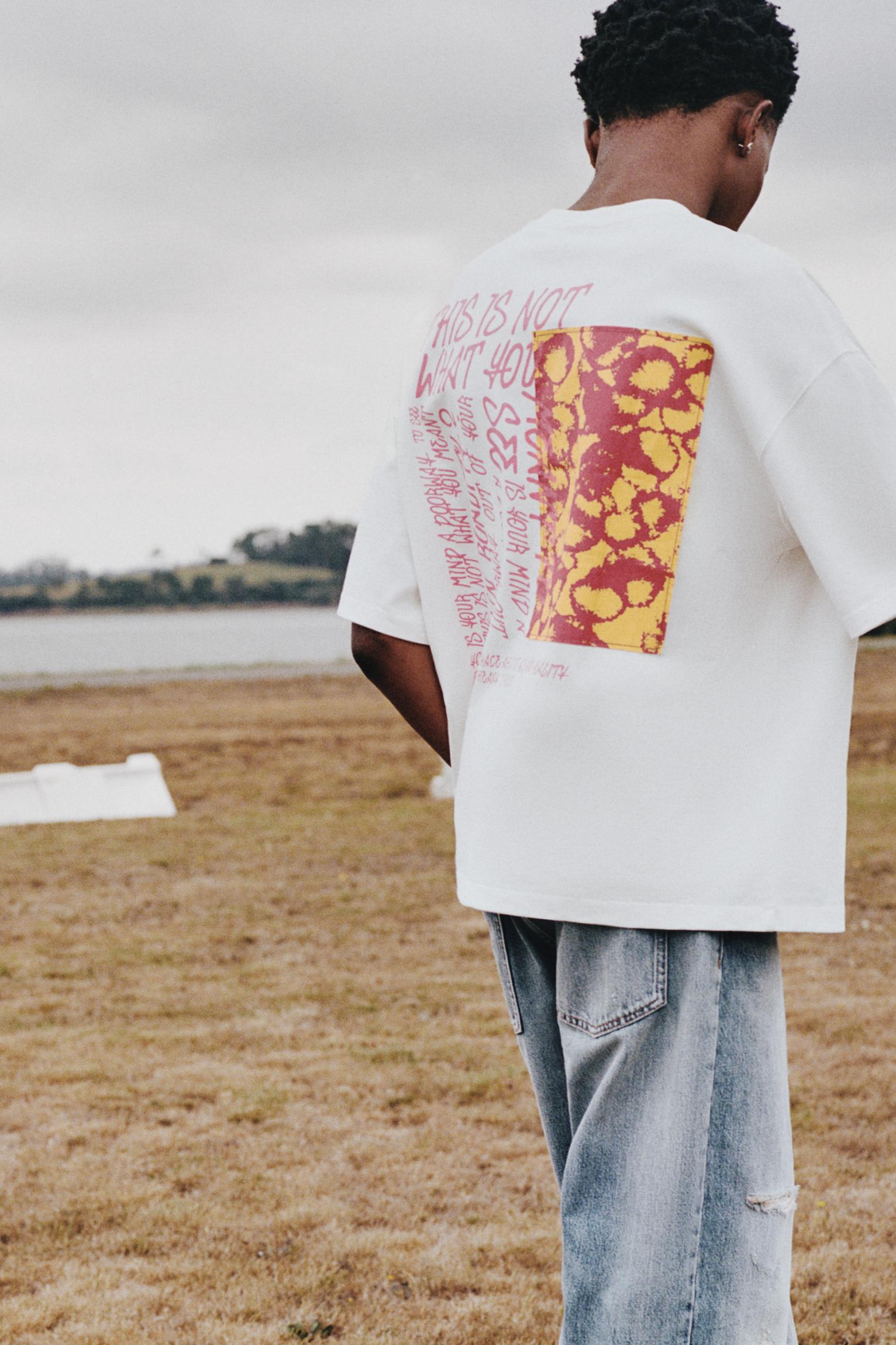 STWD graphic boxy T-shirt — White
