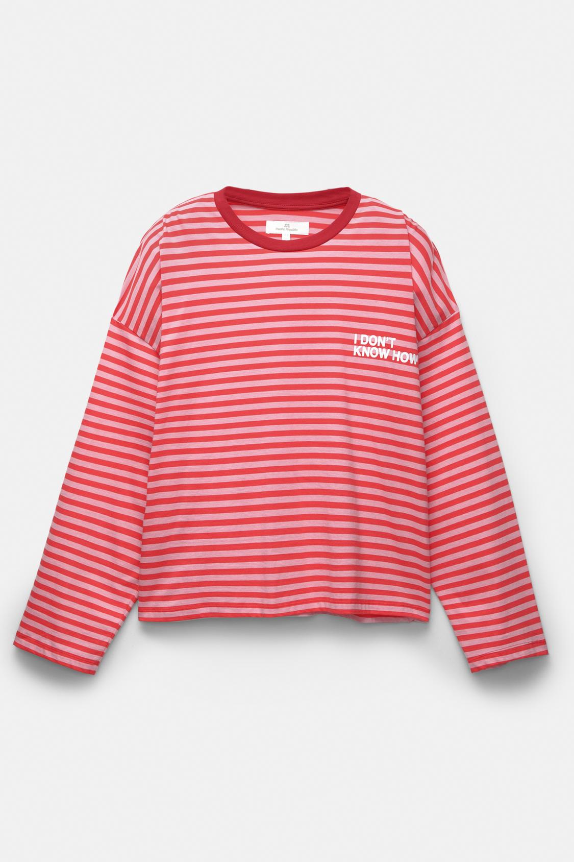 Camiseta Rayas Camiseta Larga Pull And Bear Long-sleeve Striped T