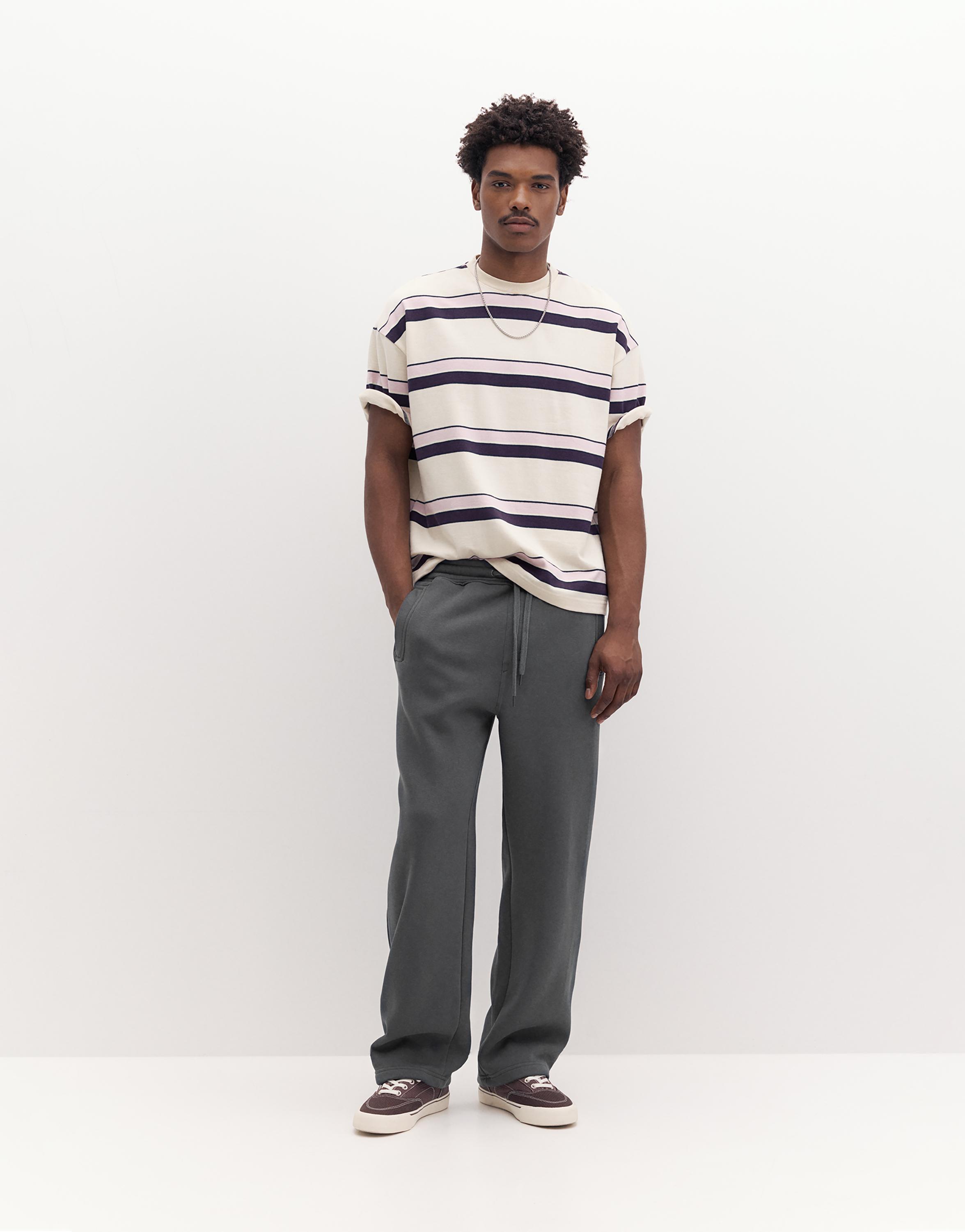 Basic baggy tracksuit bottoms — Anthracite grey