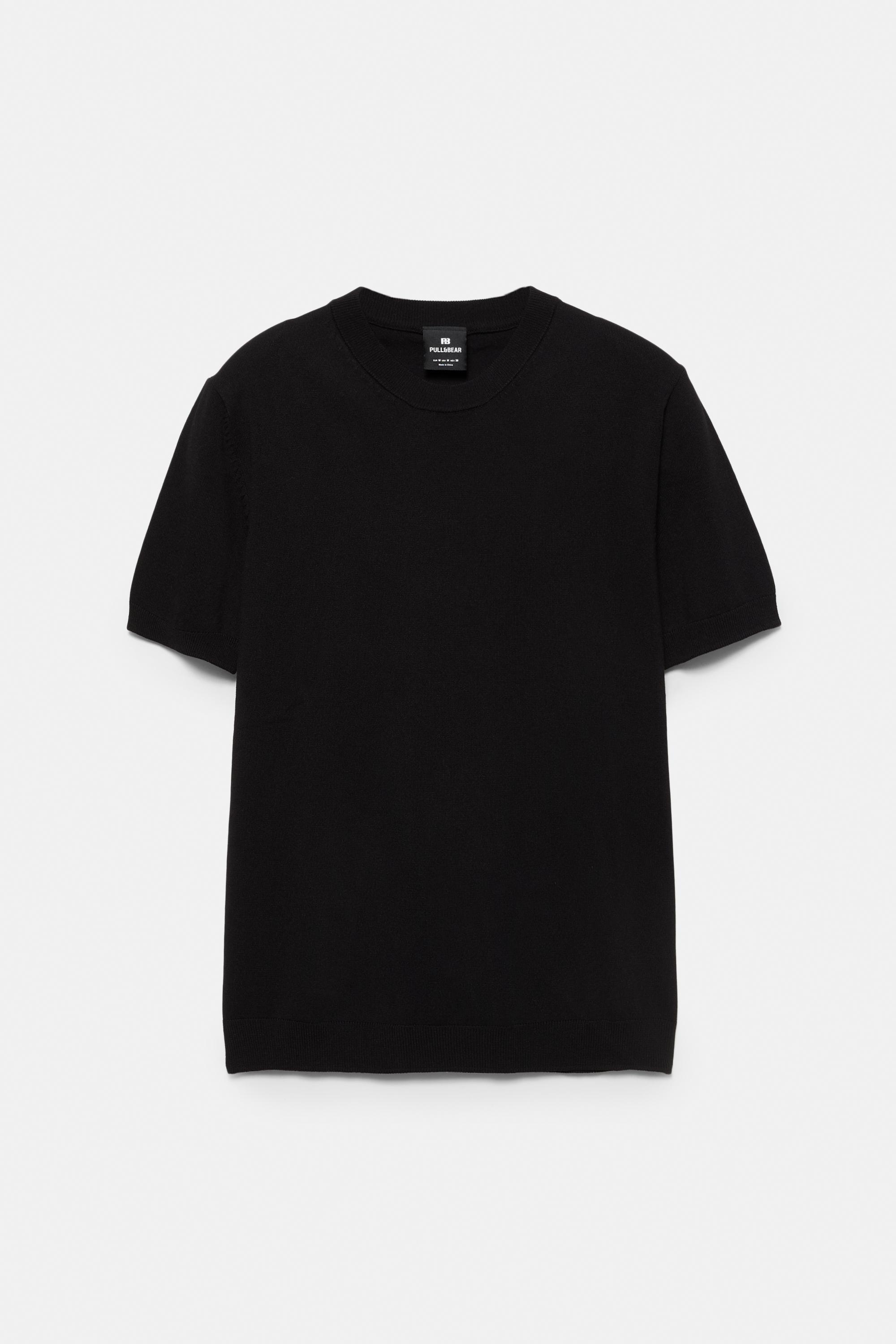 Short sleeve jumper — Black