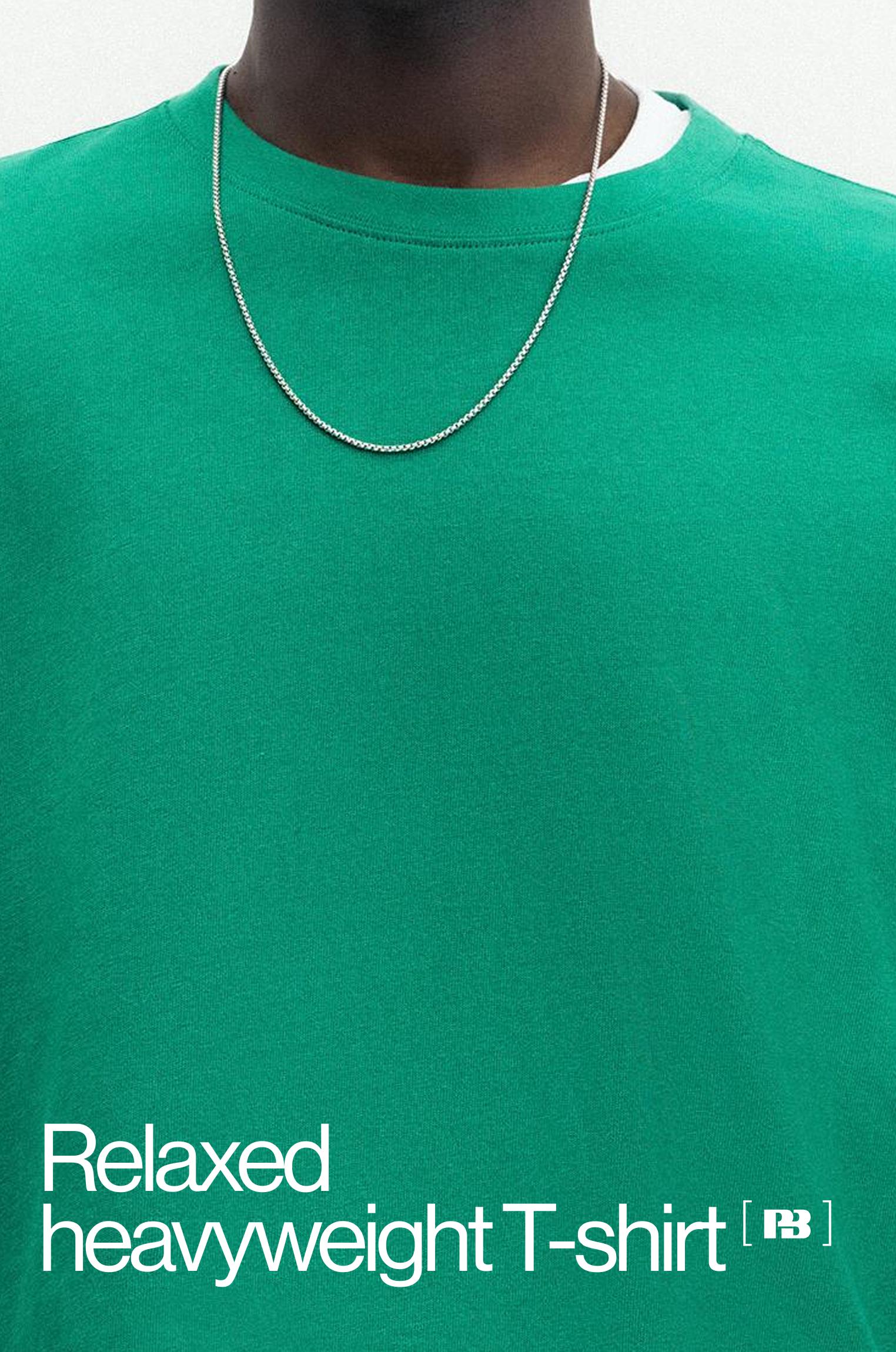 Heavy weight relaxed fit T-shirt — Green