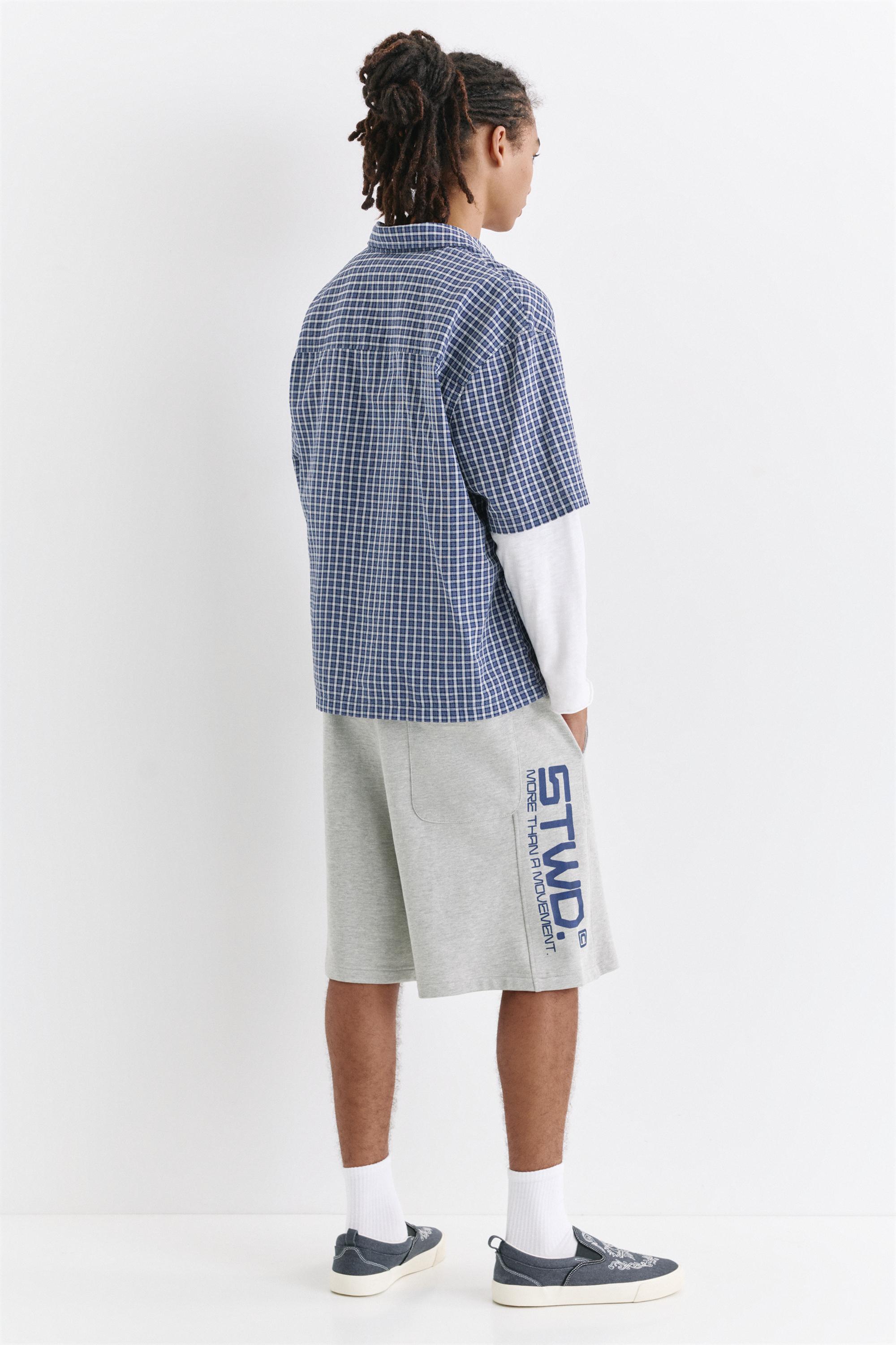 STWD sports Bermuda shorts — Medium marl