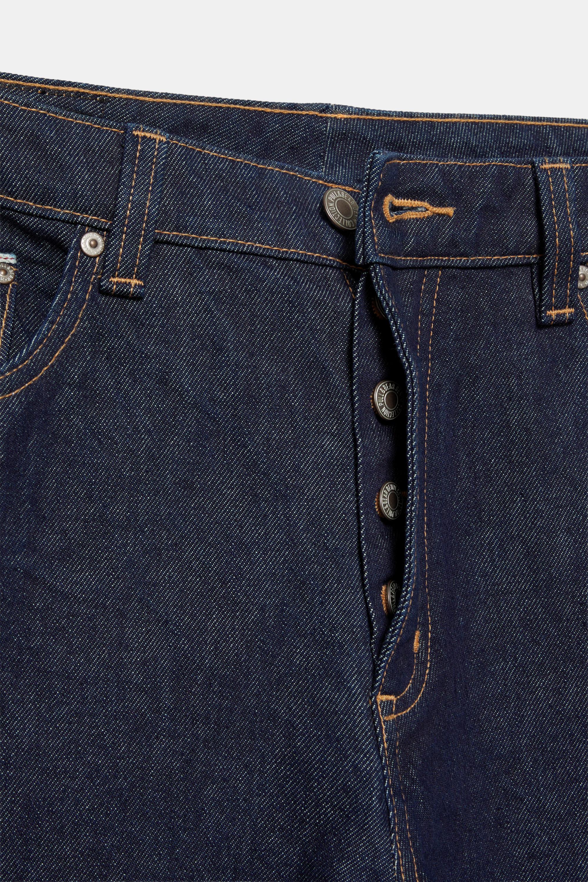 Selvedge straight fit jean - Görsel 21