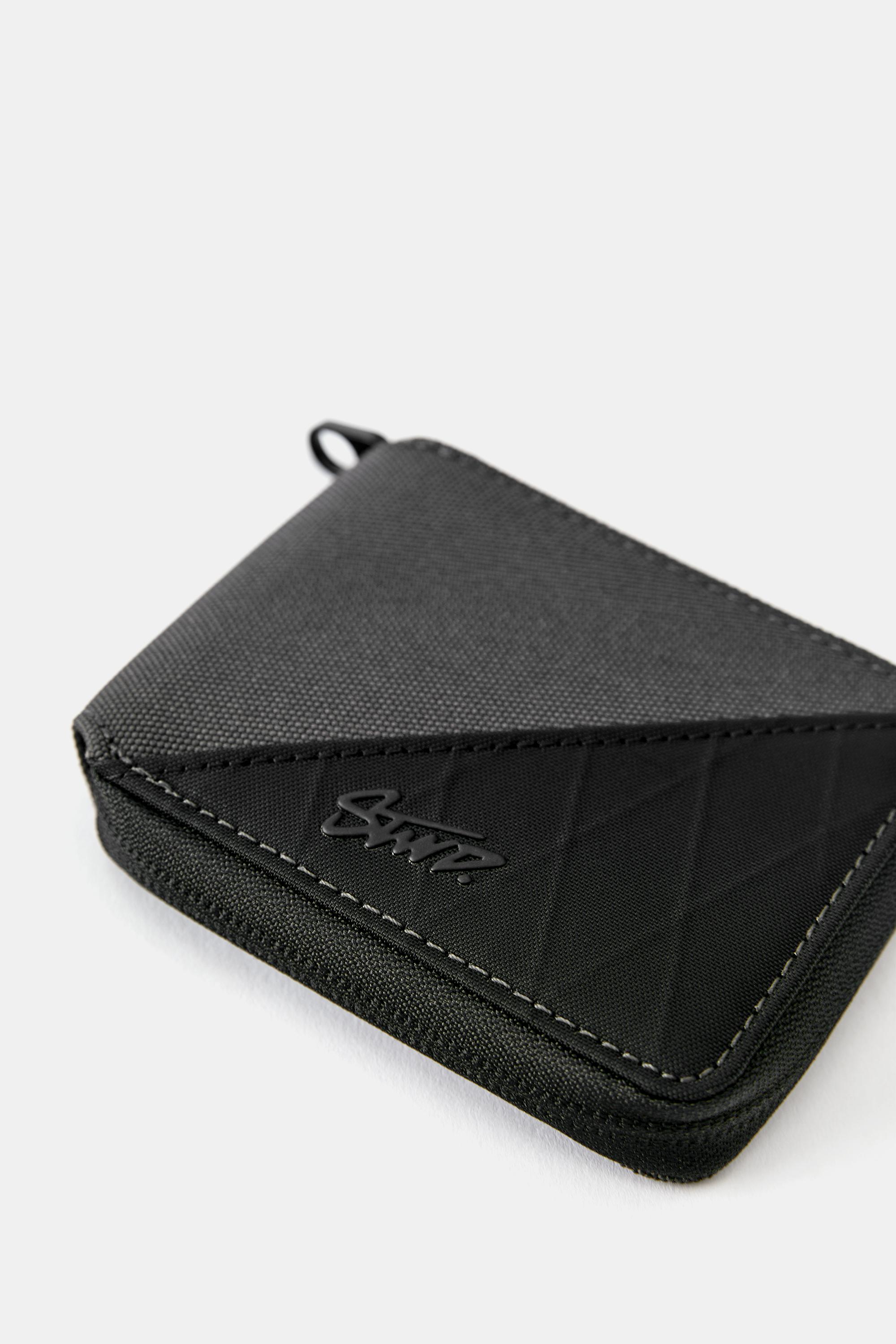 STWD nylon wallet — Grey