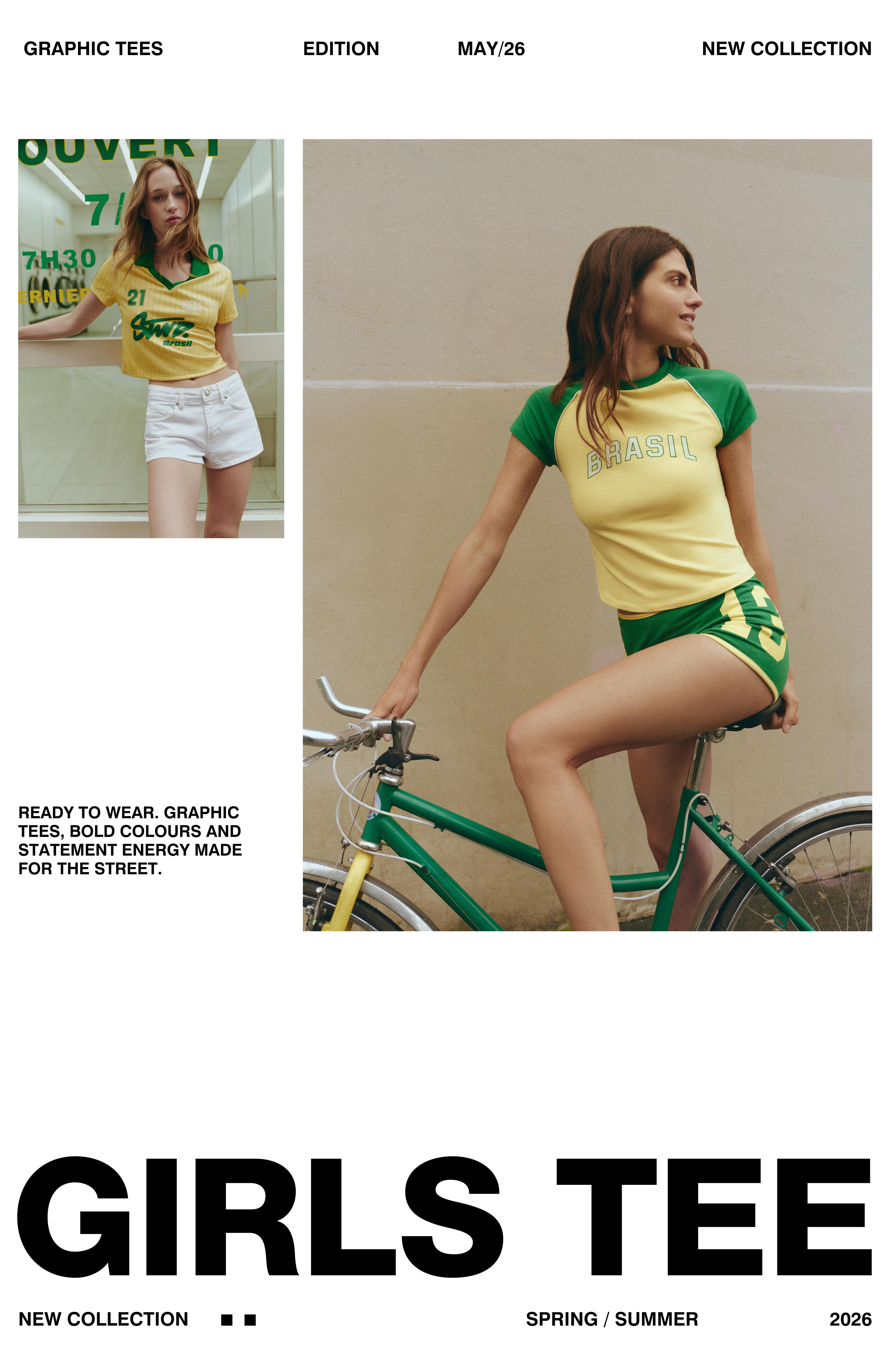 STWD Brazil T-shirt — Yellow