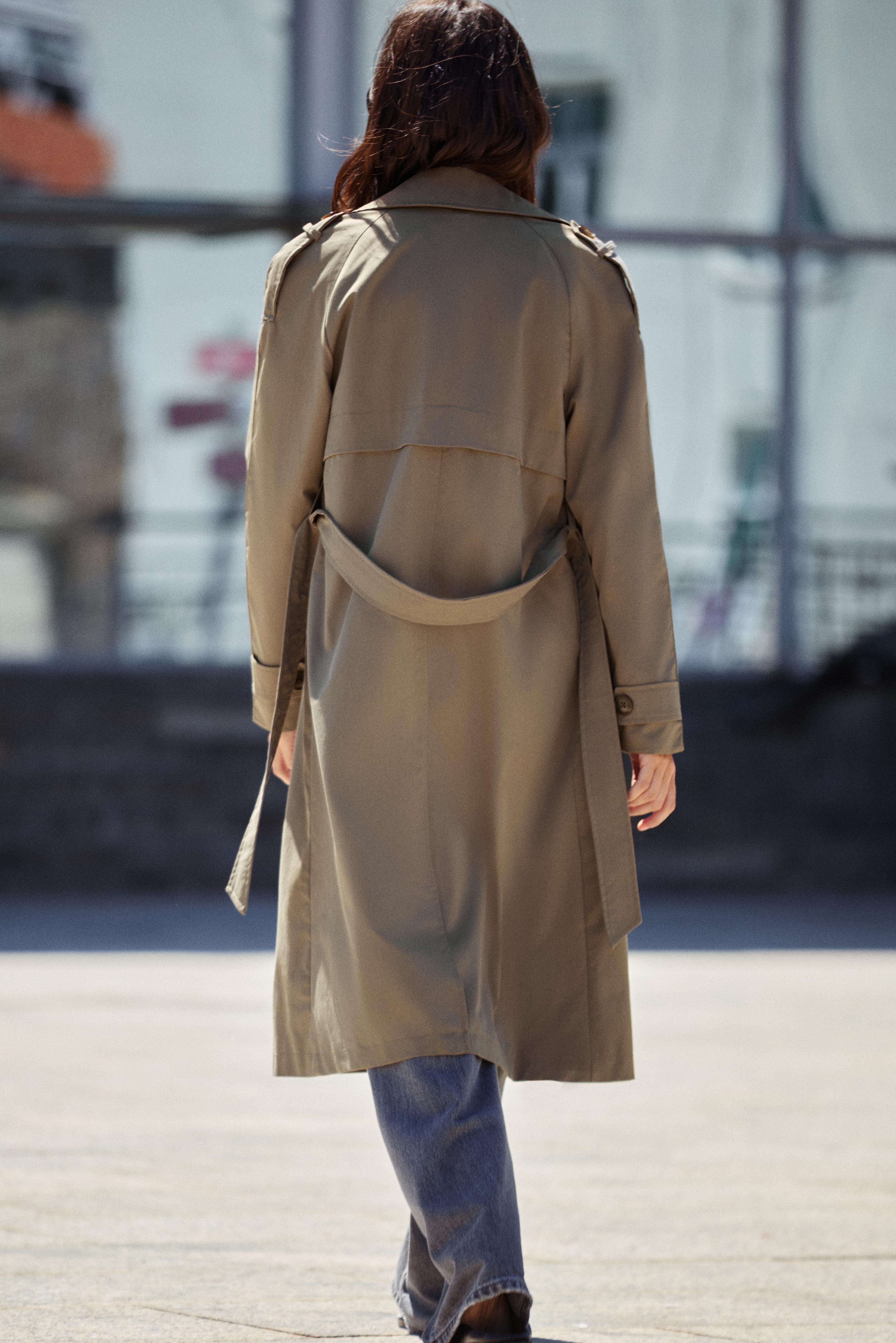 Trench coat — Mole brown