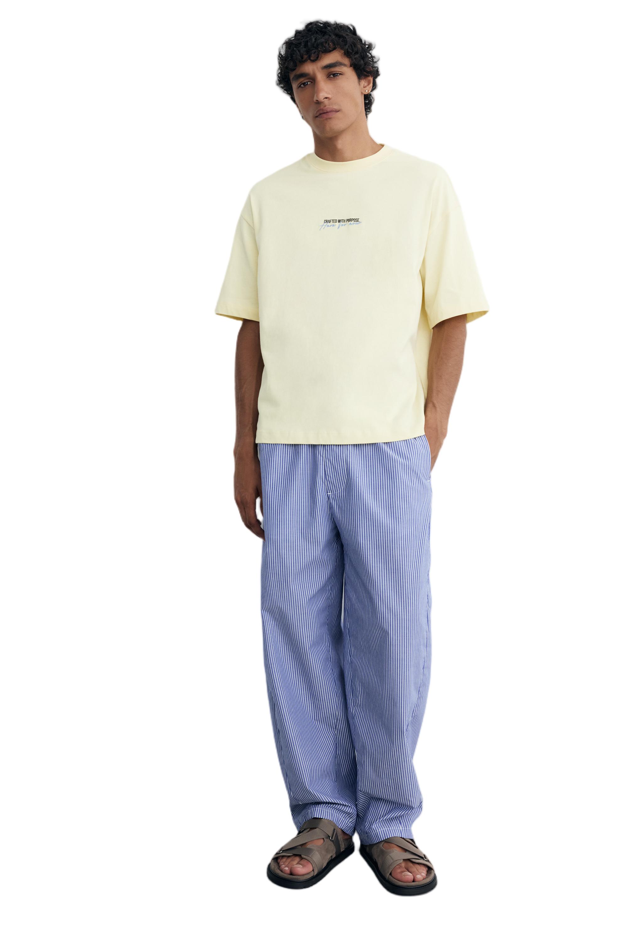 İşlemeli oversize tişört - Görsel 16
