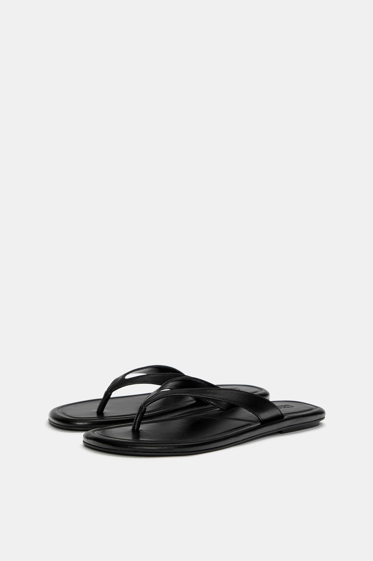 Flat sandals - pull\u0026bear