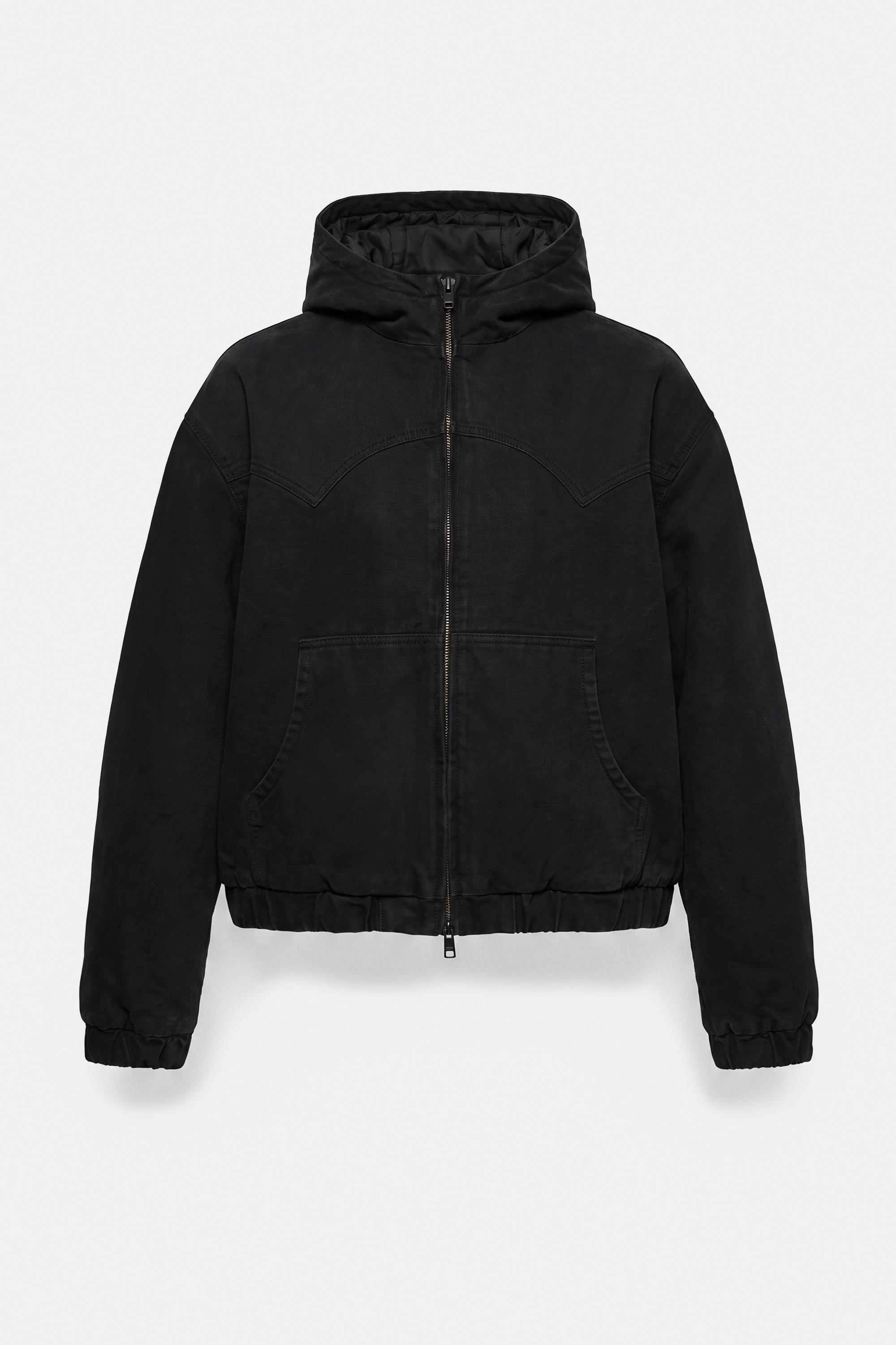 Pull&Bear Kapüşonlu bomber ceket görsel 2