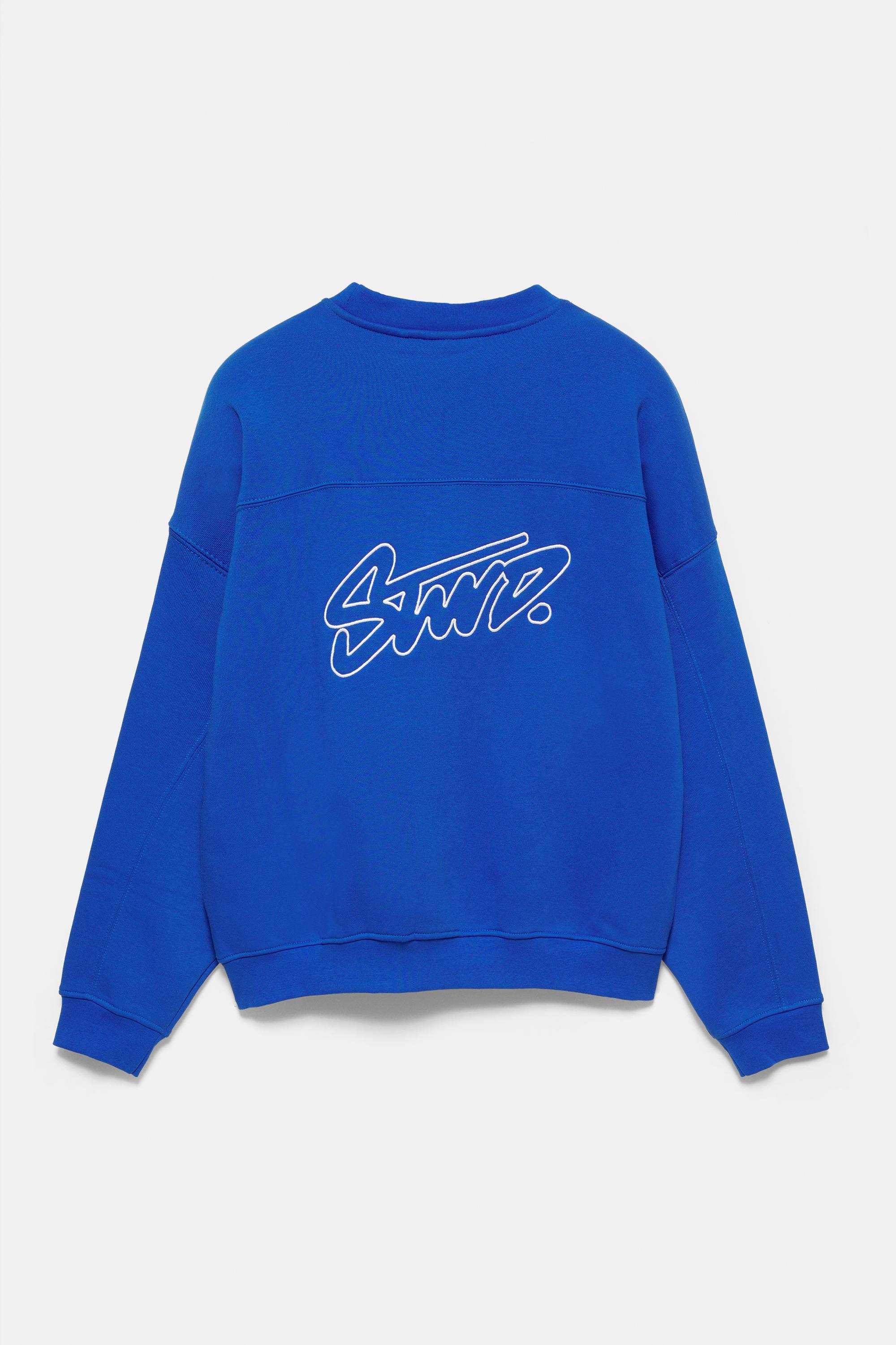 STWD boxy sweatshirt — Deep blue