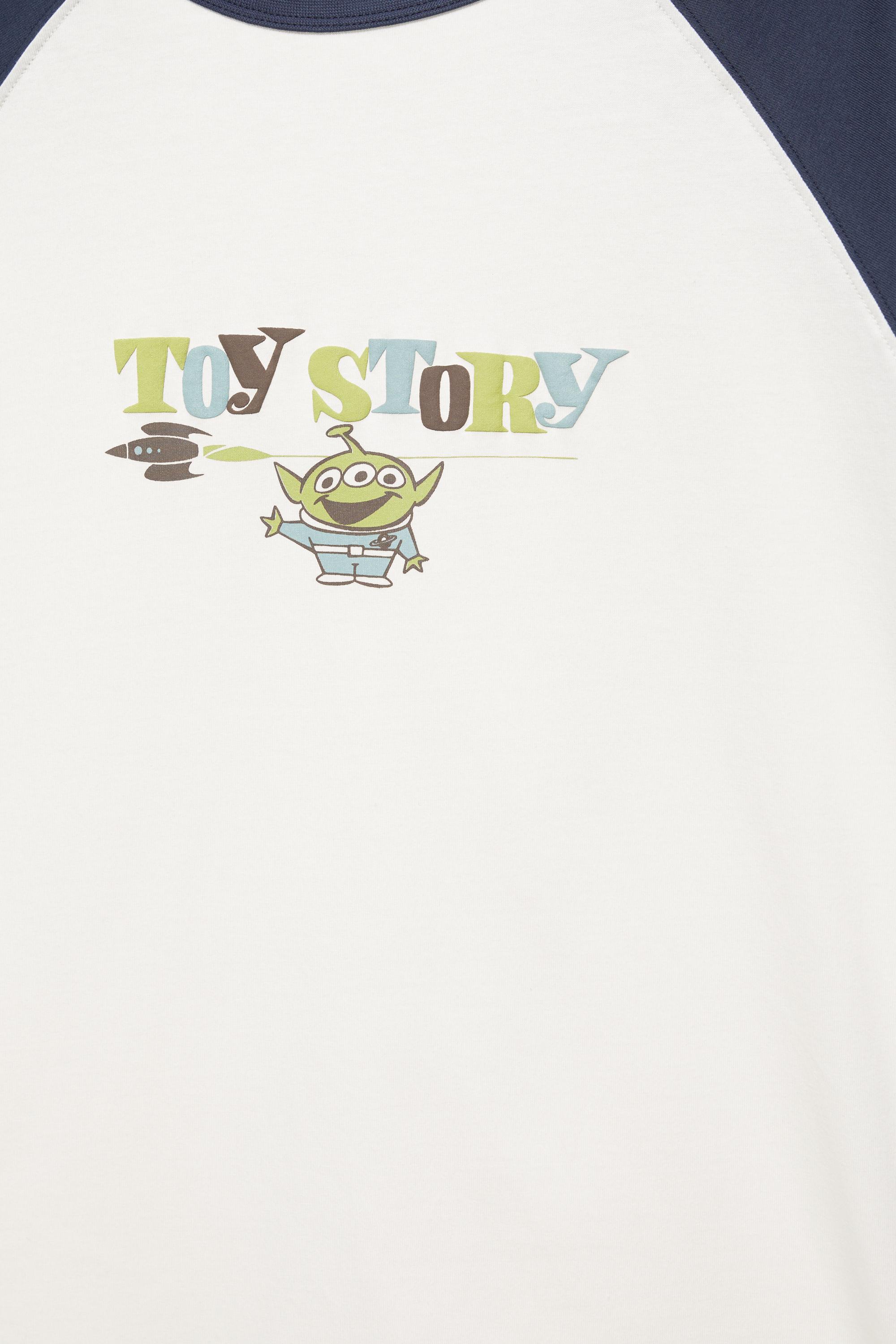 Toy Story raglan-sleeve T-shirt — Off white