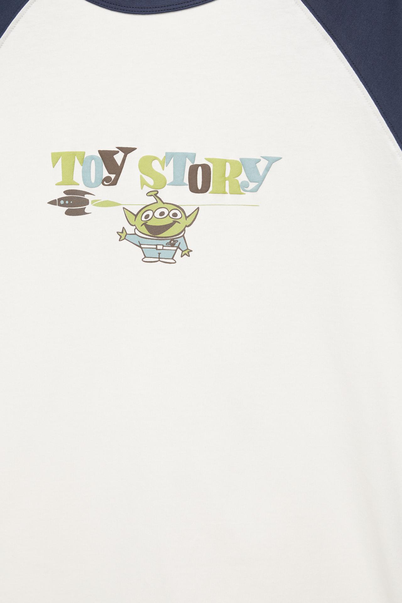 Toy Story raglan-sleeve T-shirt — Off white