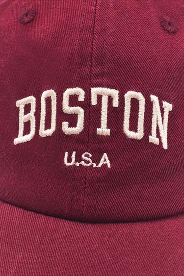 Boston embroidered cap — Maroon 3