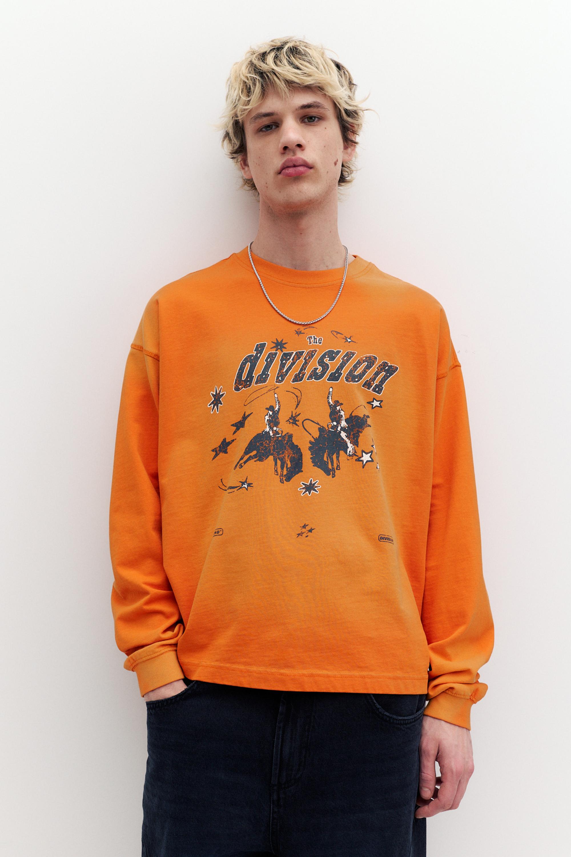 Uzun kollu STWD tişört - Görsel 14