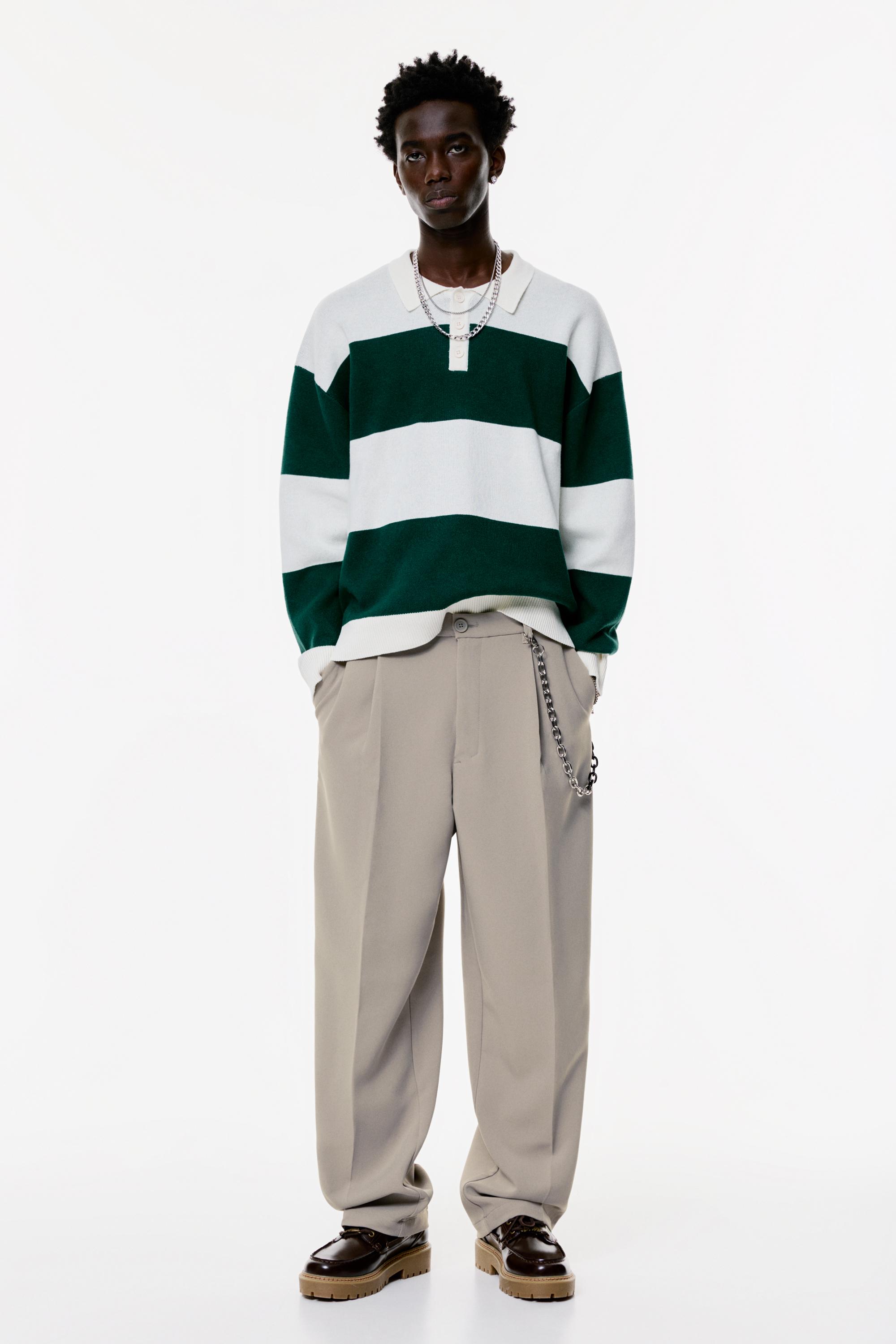 Pantalon Chino À Pinces - Pull&Bear - Modalova