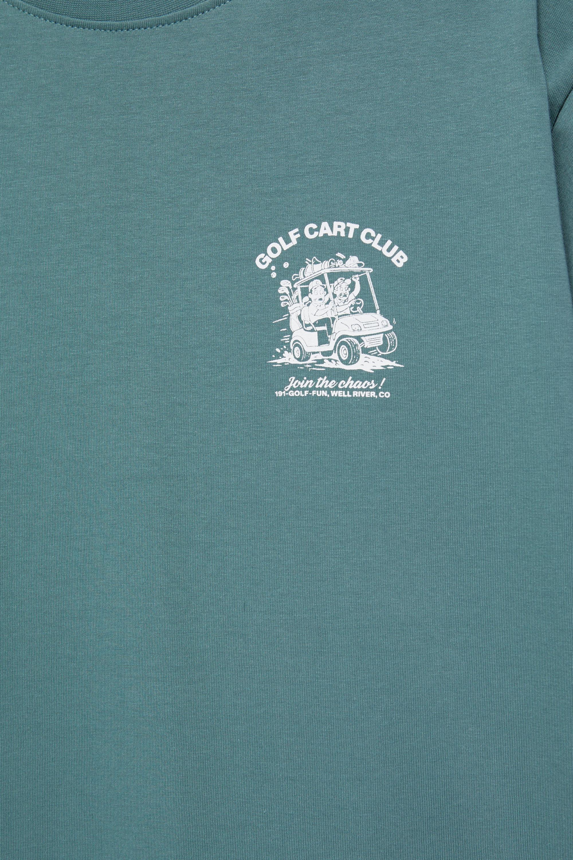 Golf Cart Club T-shirt — Green