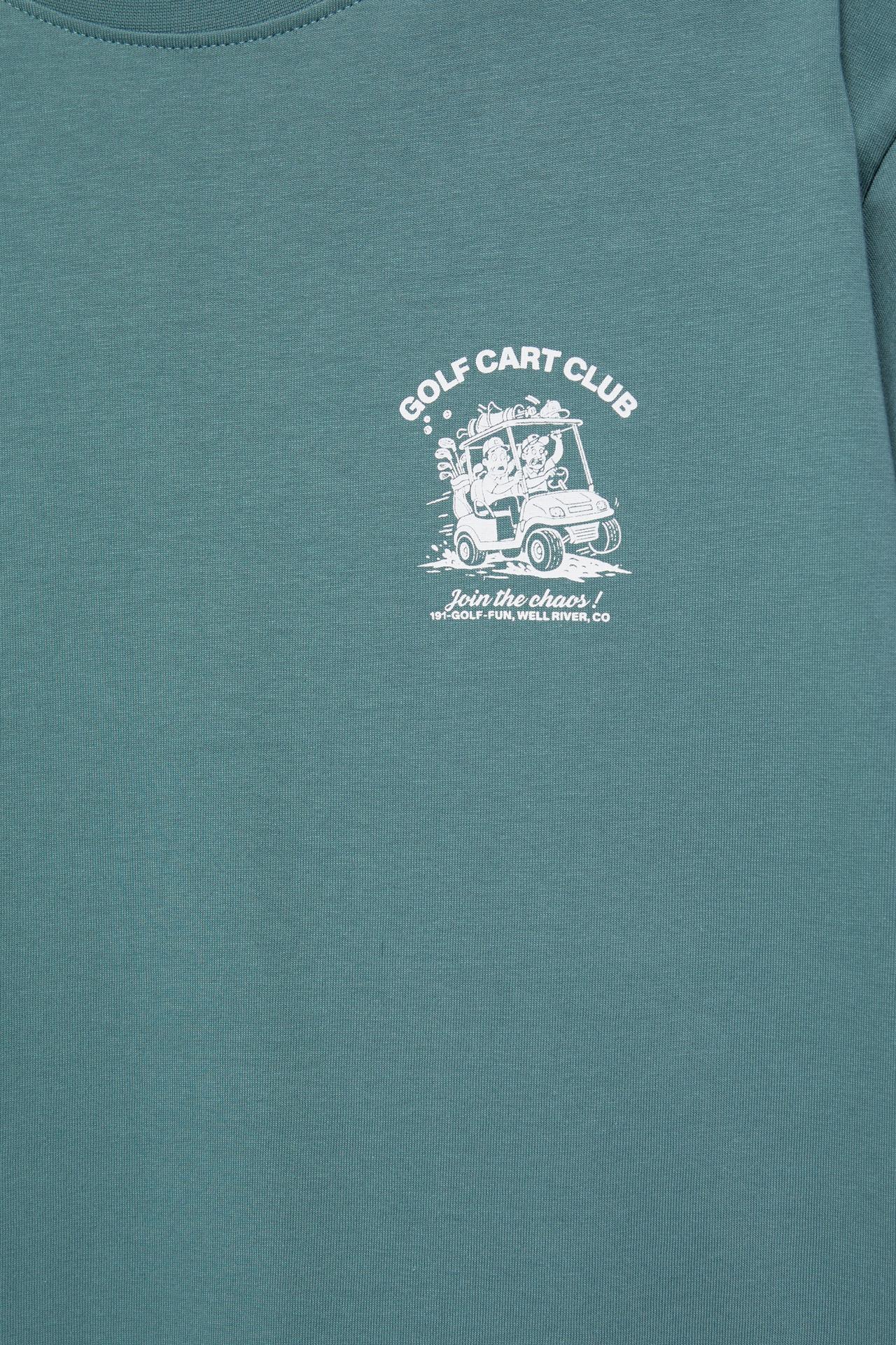 Golf Cart Club T-shirt — Green
