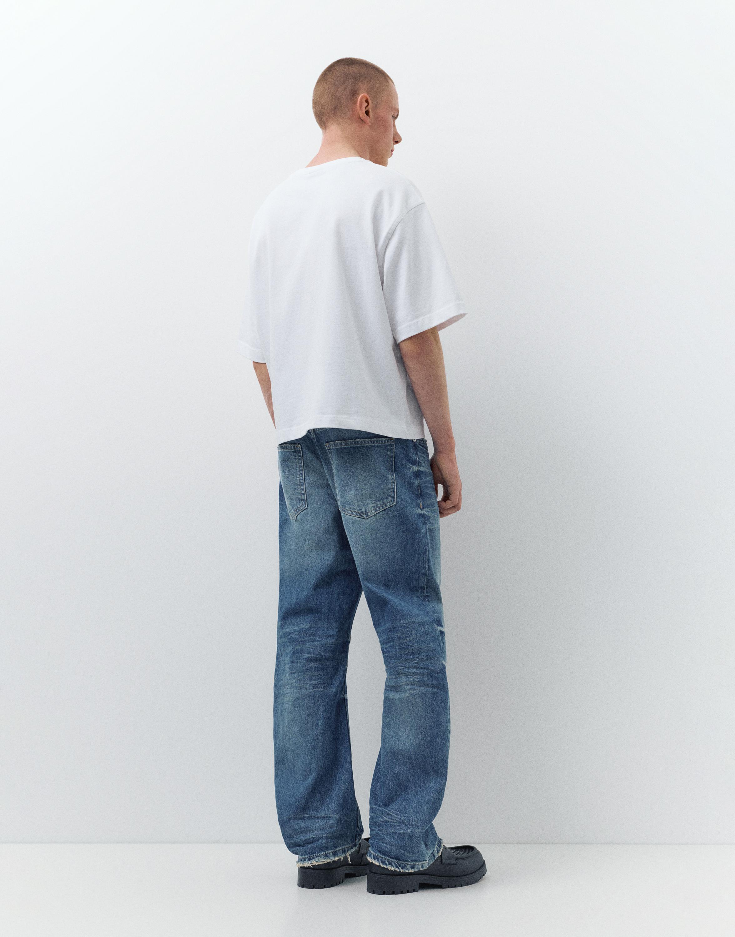 Düşük bel bol kesim jean - Görsel 57