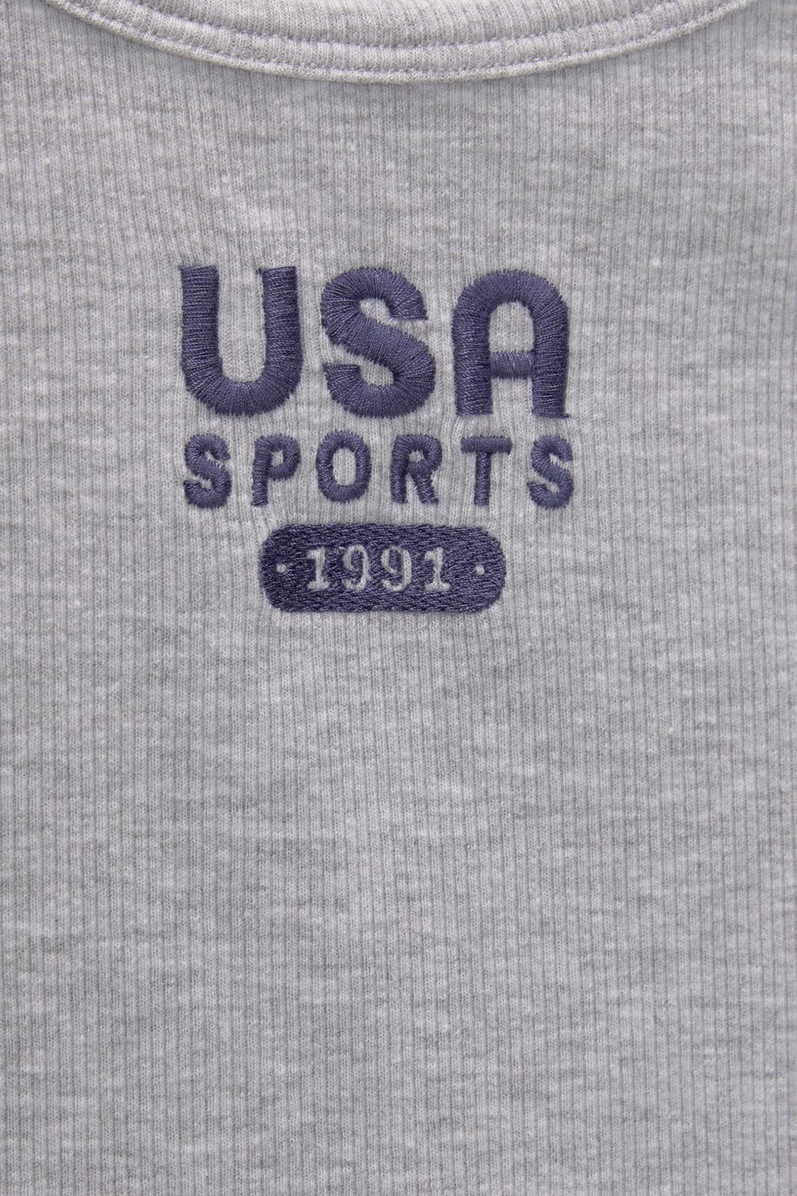 Tanktop mit Stickerei USA - PULL&BEAR 