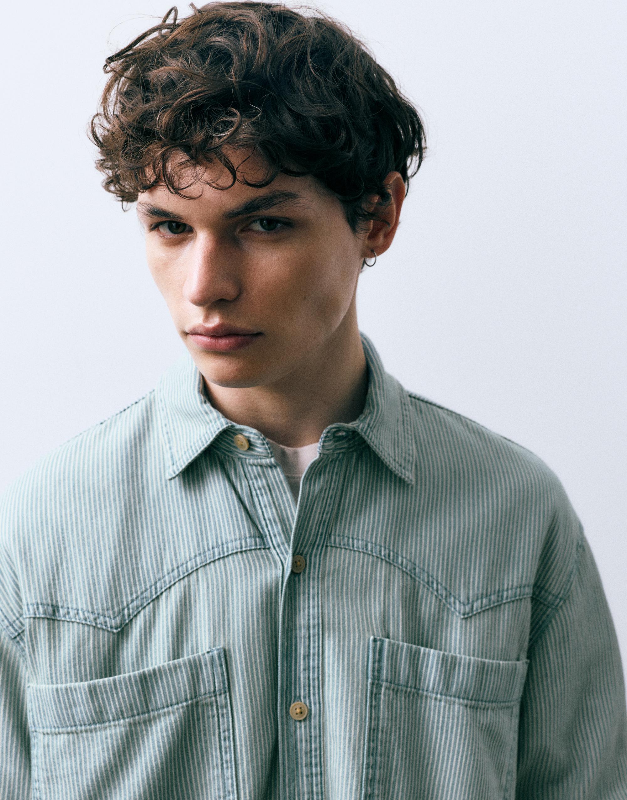 Kovboy çizgili gömlek - Görsel 22