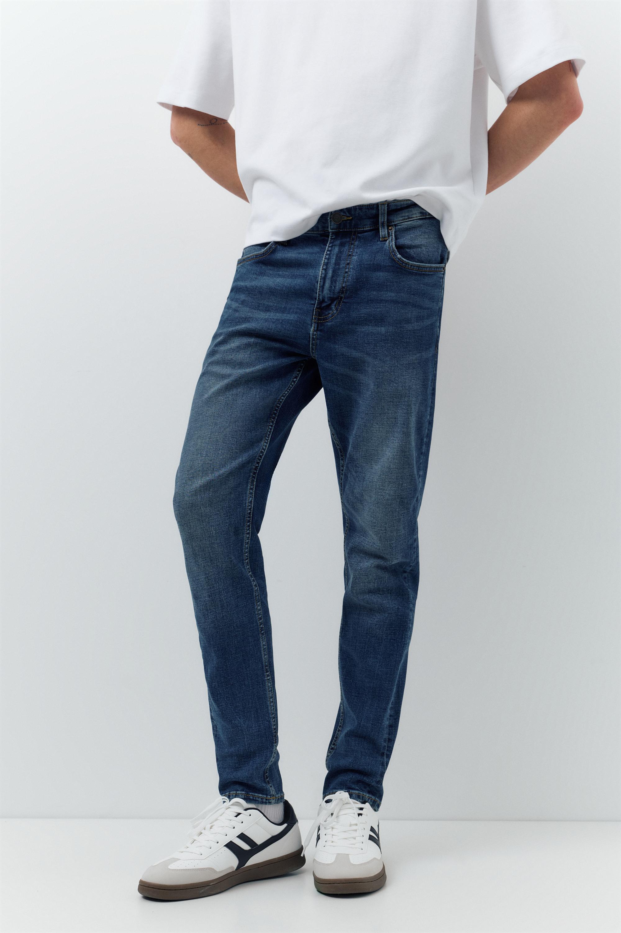 Basic skinny jeans — Dark blue