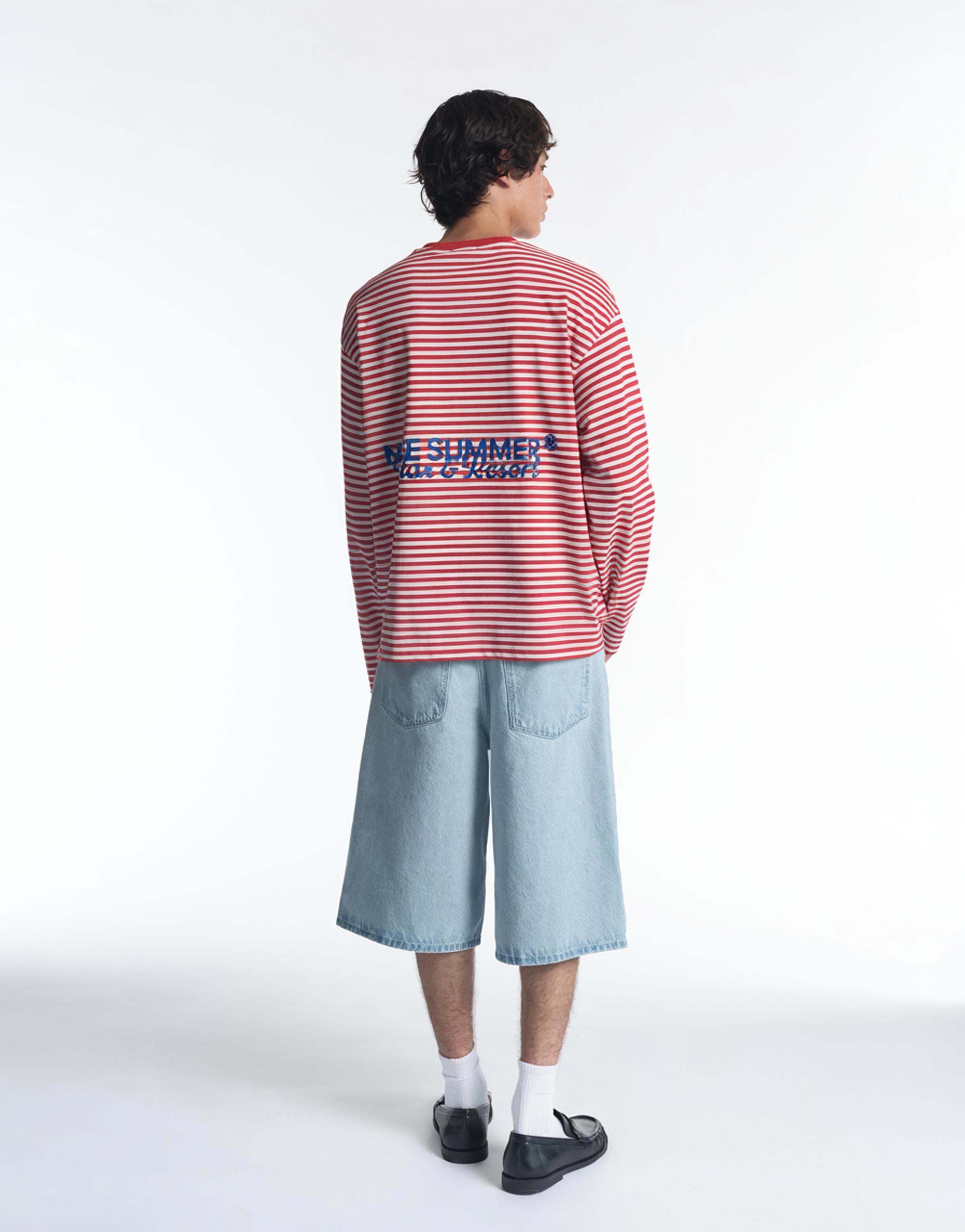 STWD Corporation graphic jorts — Pale blue