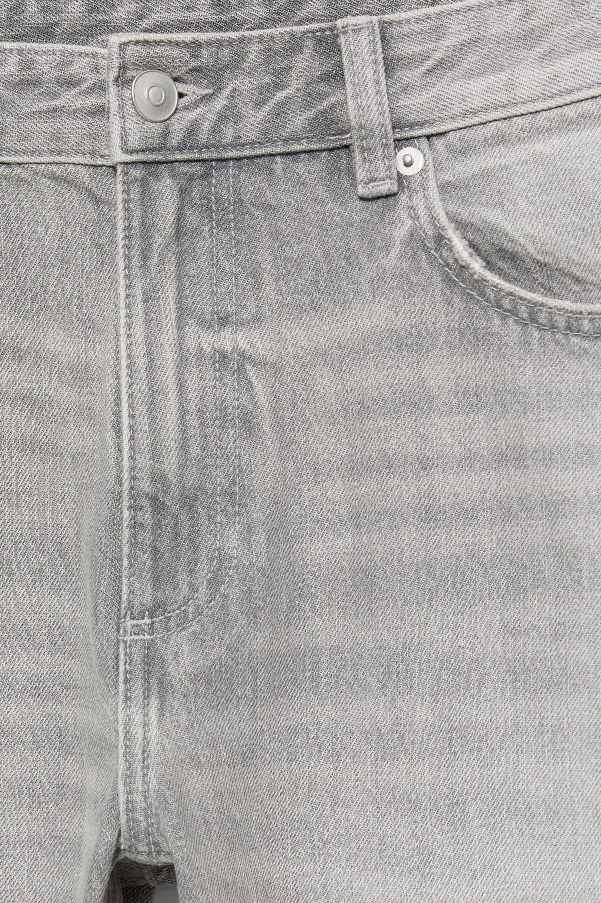 Straight-leg jeans — Dark grey