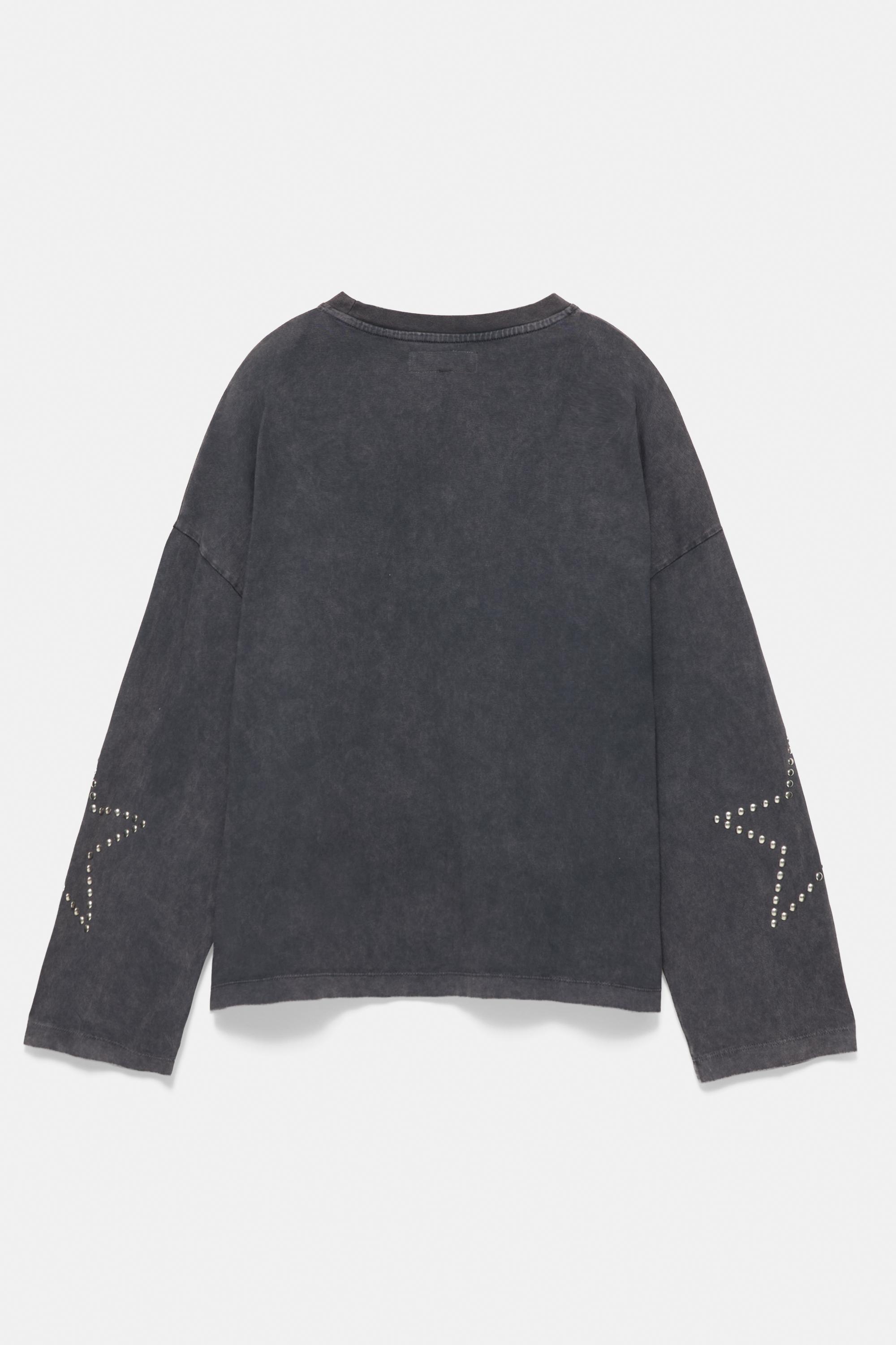 Oversize star T-shirt — Grey