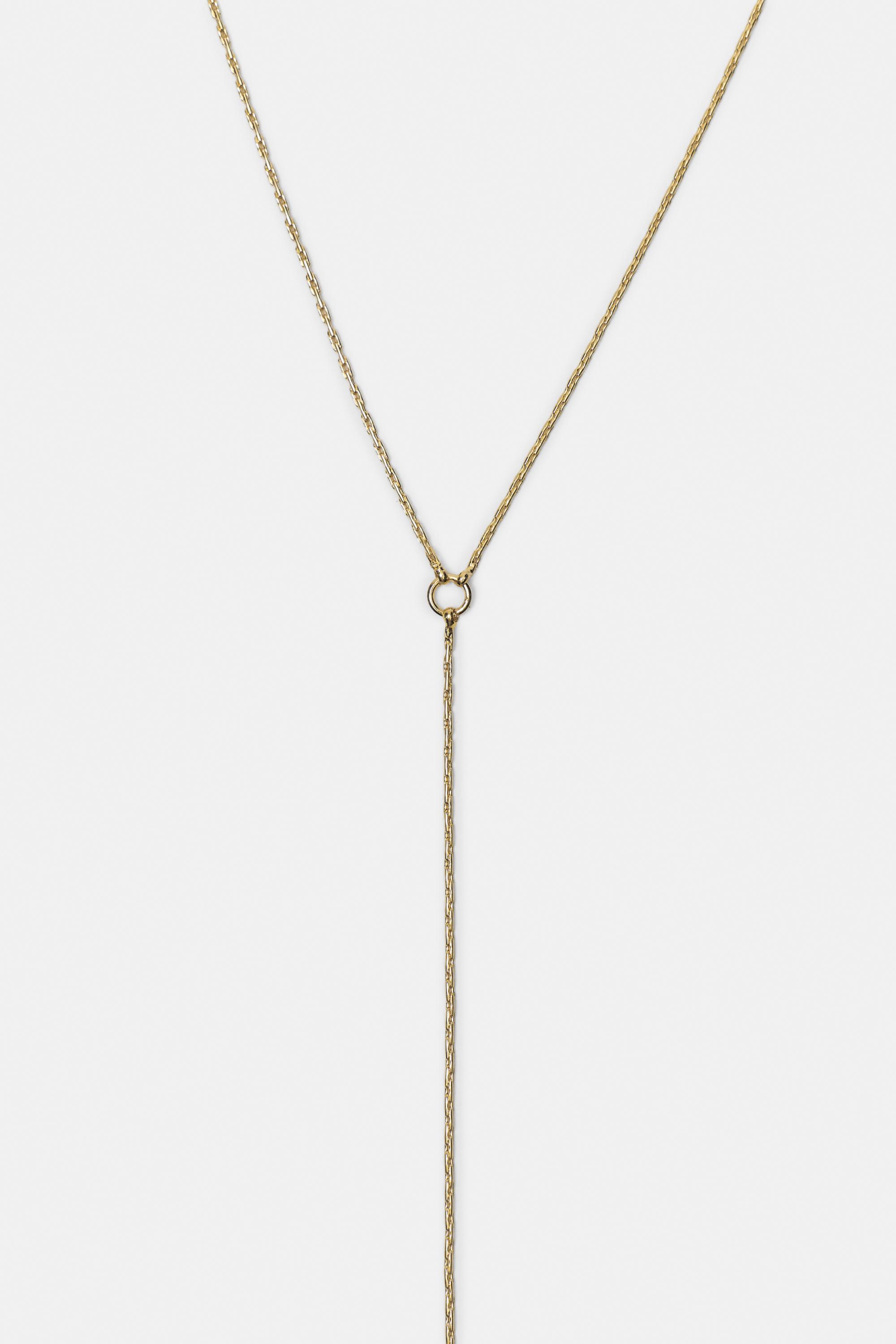 Pack of lariat necklaces — Gold