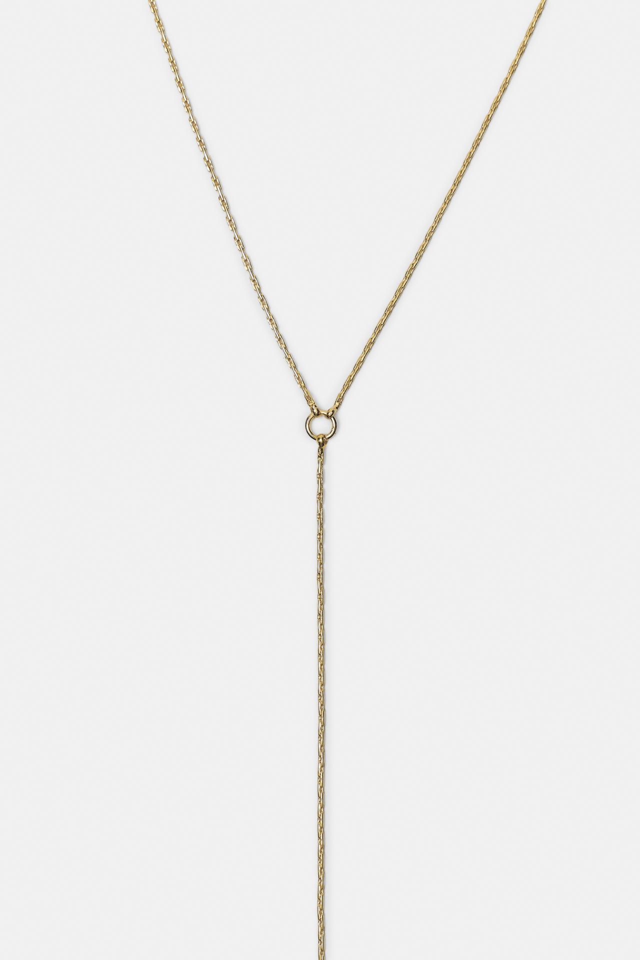 Pack of lariat necklaces — Gold