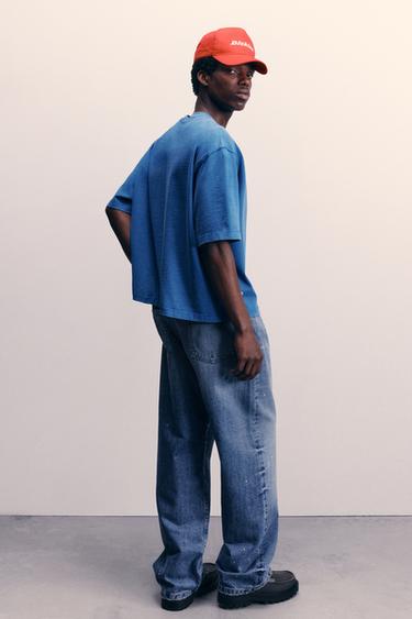 Blue boxy Dickies T-shirt — Blue 3
