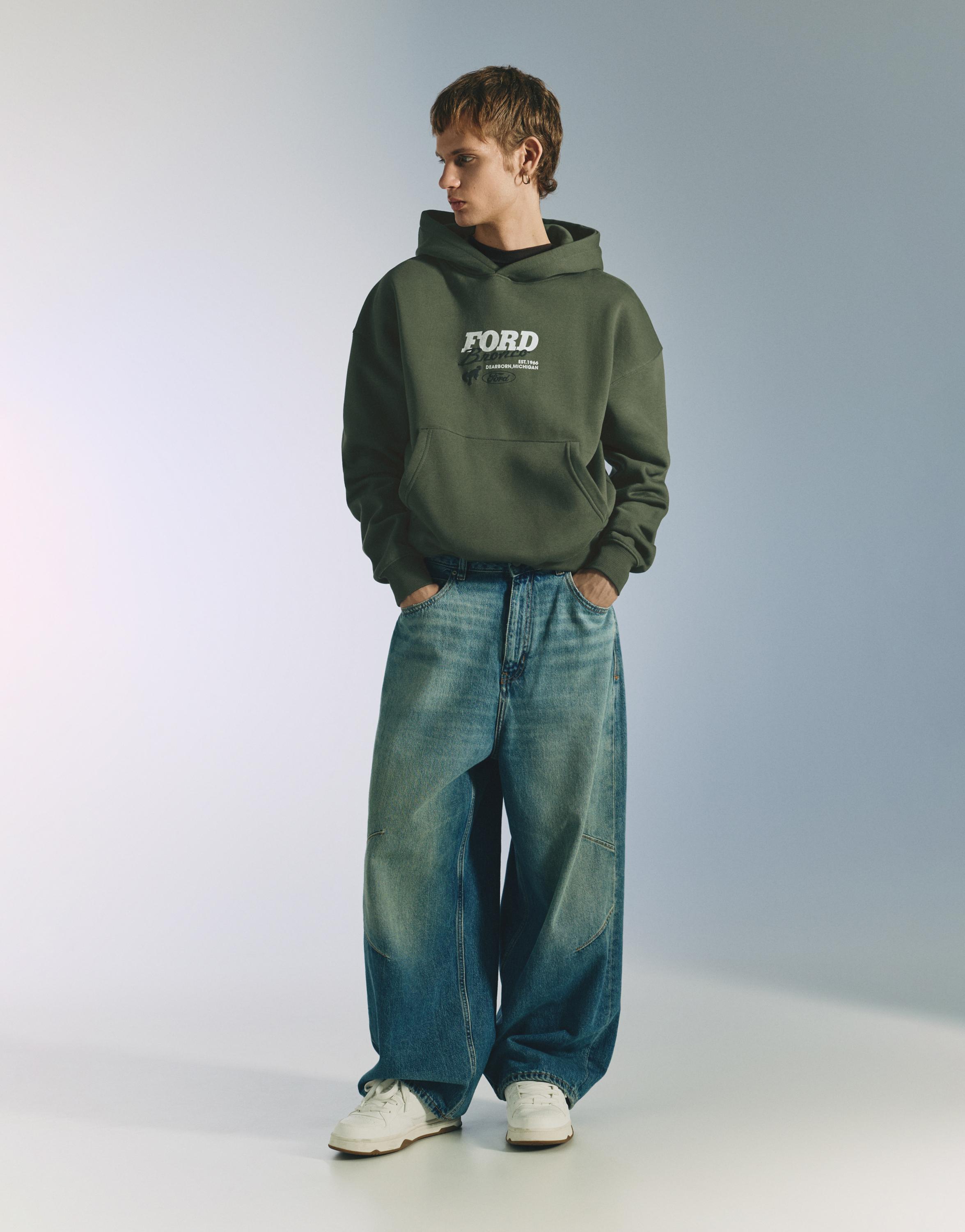 Ford Bronco hoodie — Khaki