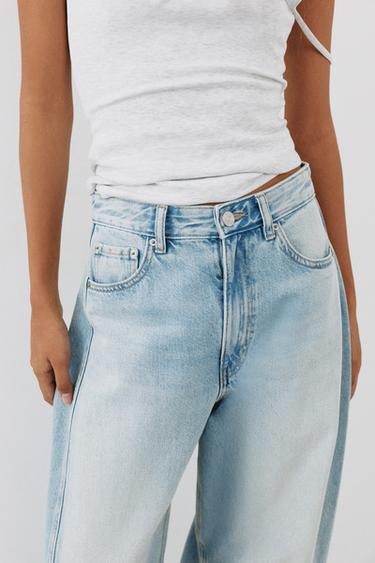 Balloon jeans with belt loop — Pale blue 5