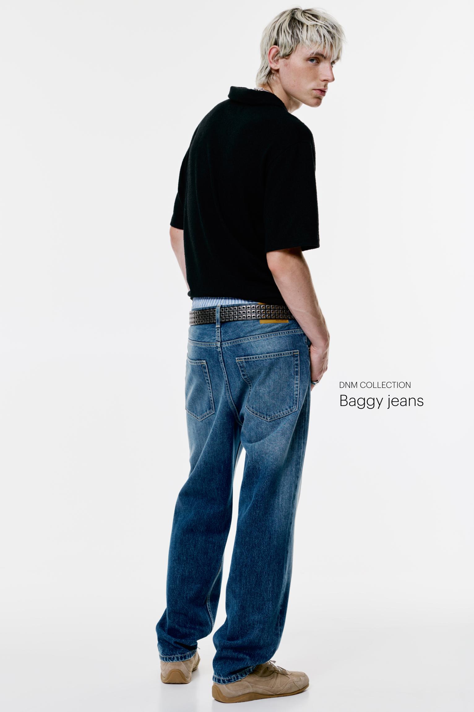 Baggy jeans — Medium blue