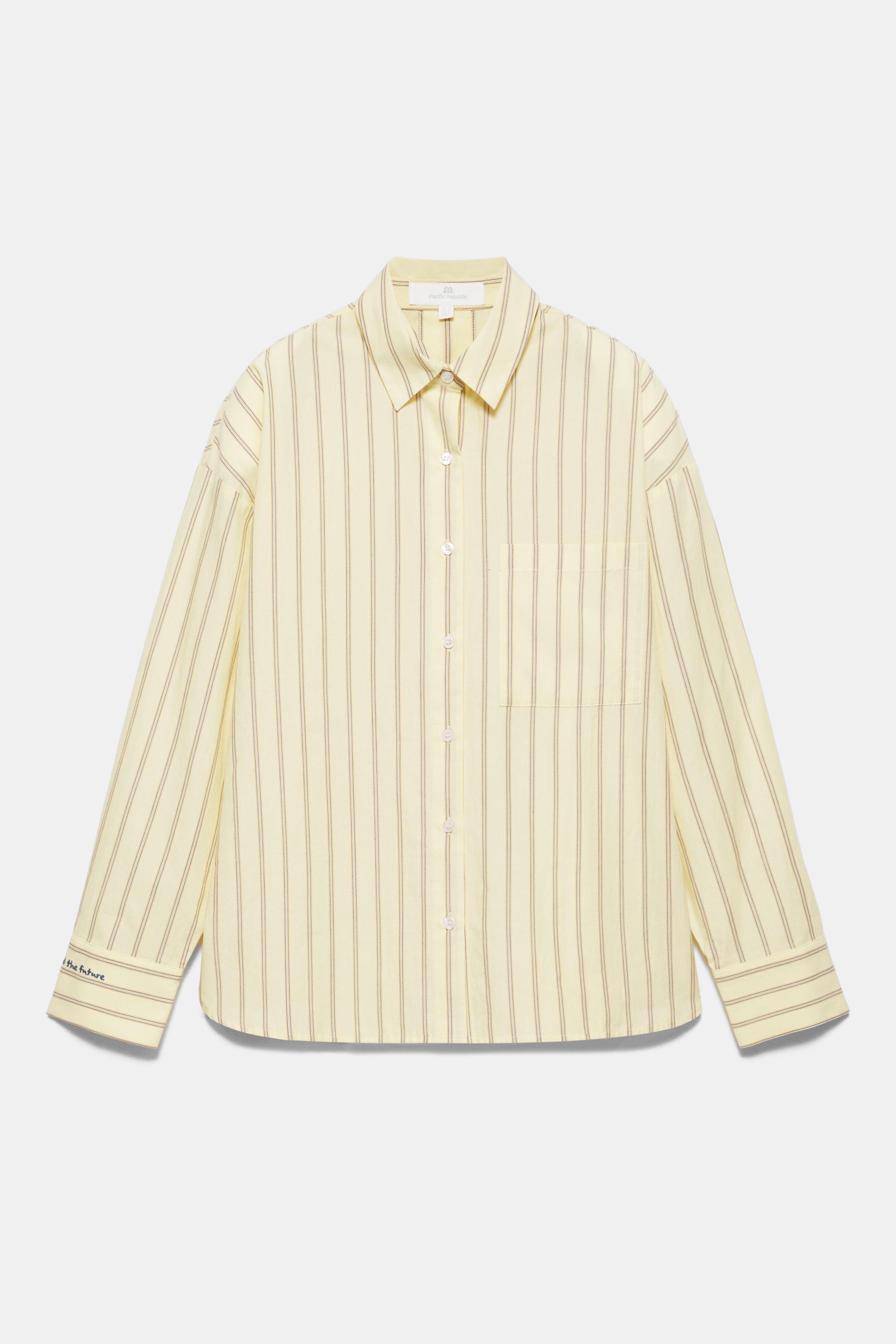 Sarı çizgili gömlek