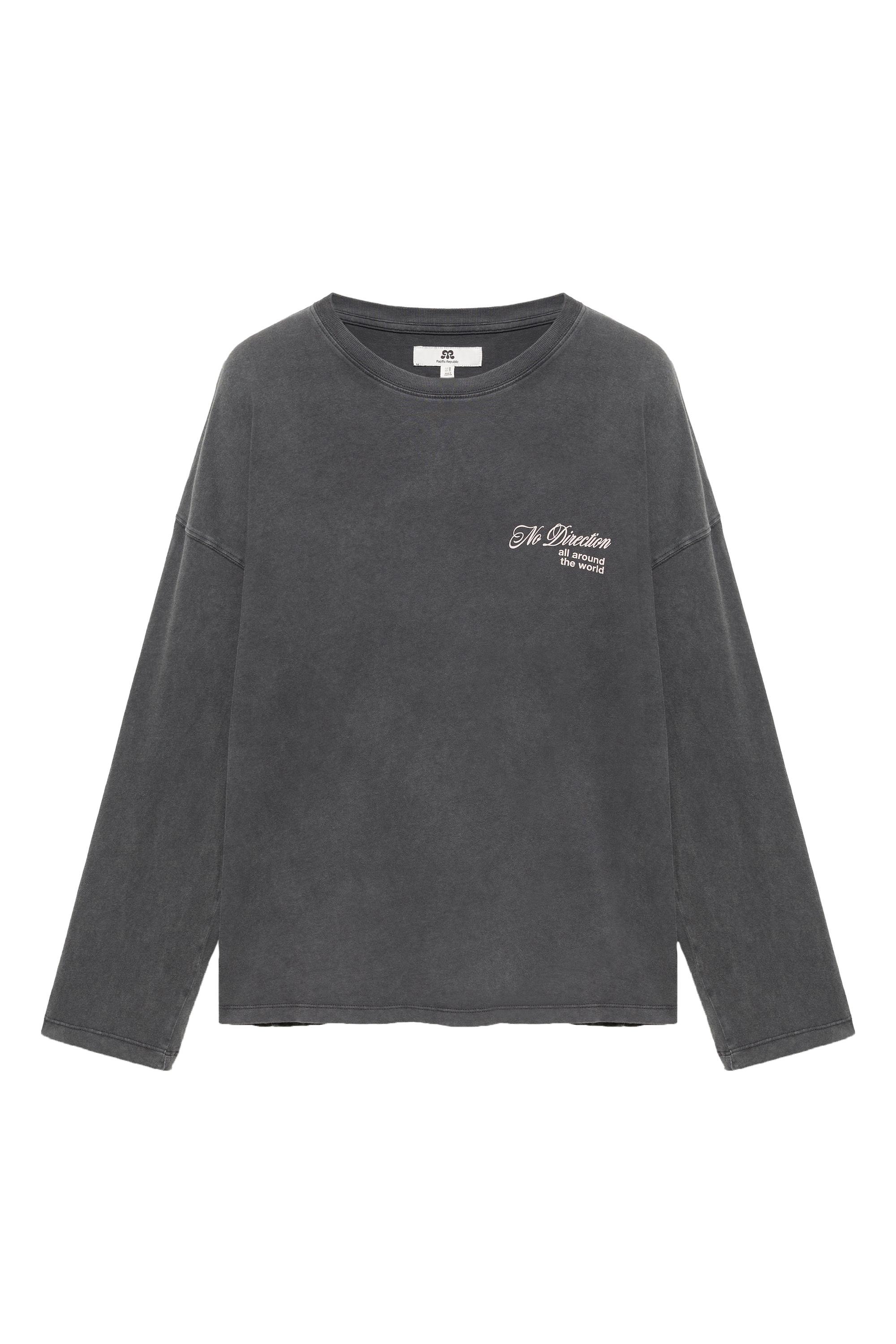 Pull&Bear Grafik baskılı oversize t-shirt görsel 2