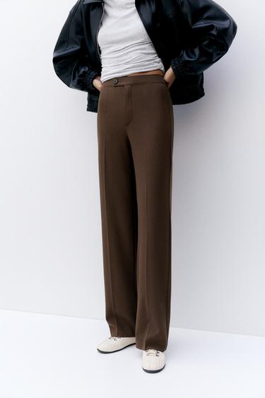 Darted smart trousers — Brown 5