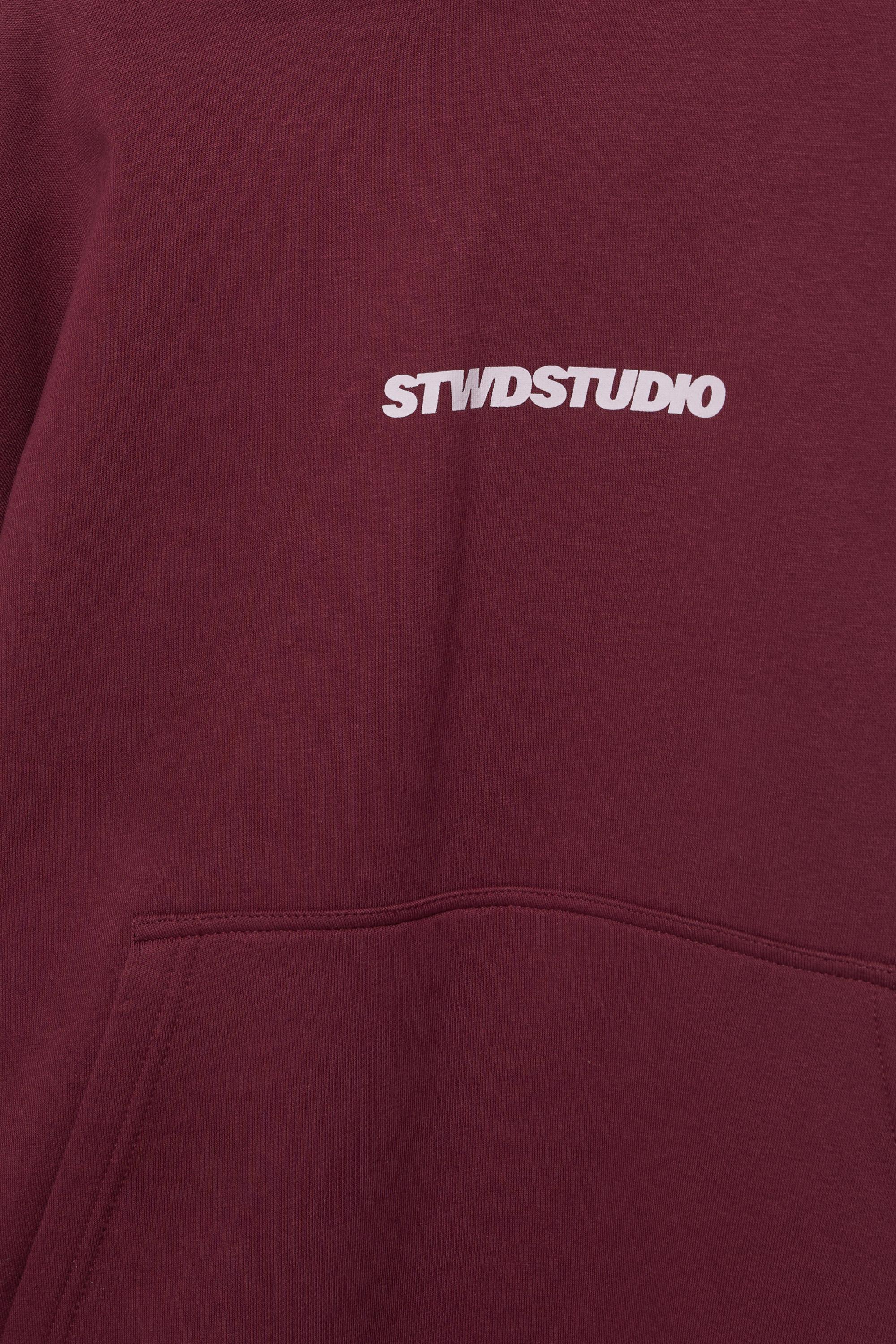 STWD Studio kapüşonlu sweatshirt - Görsel 4