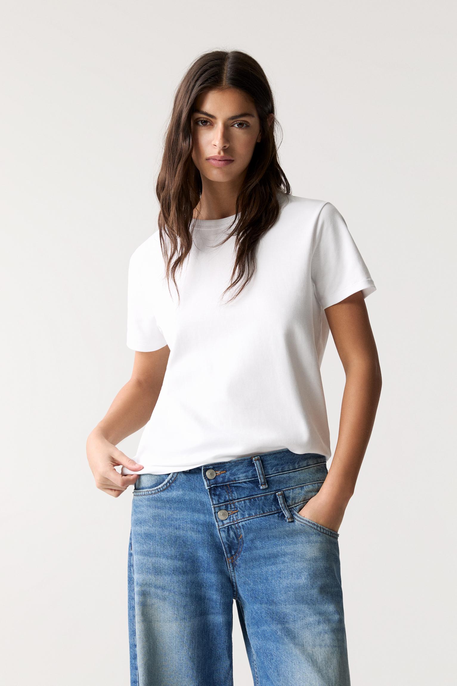 Basic short sleeve T-shirt — White