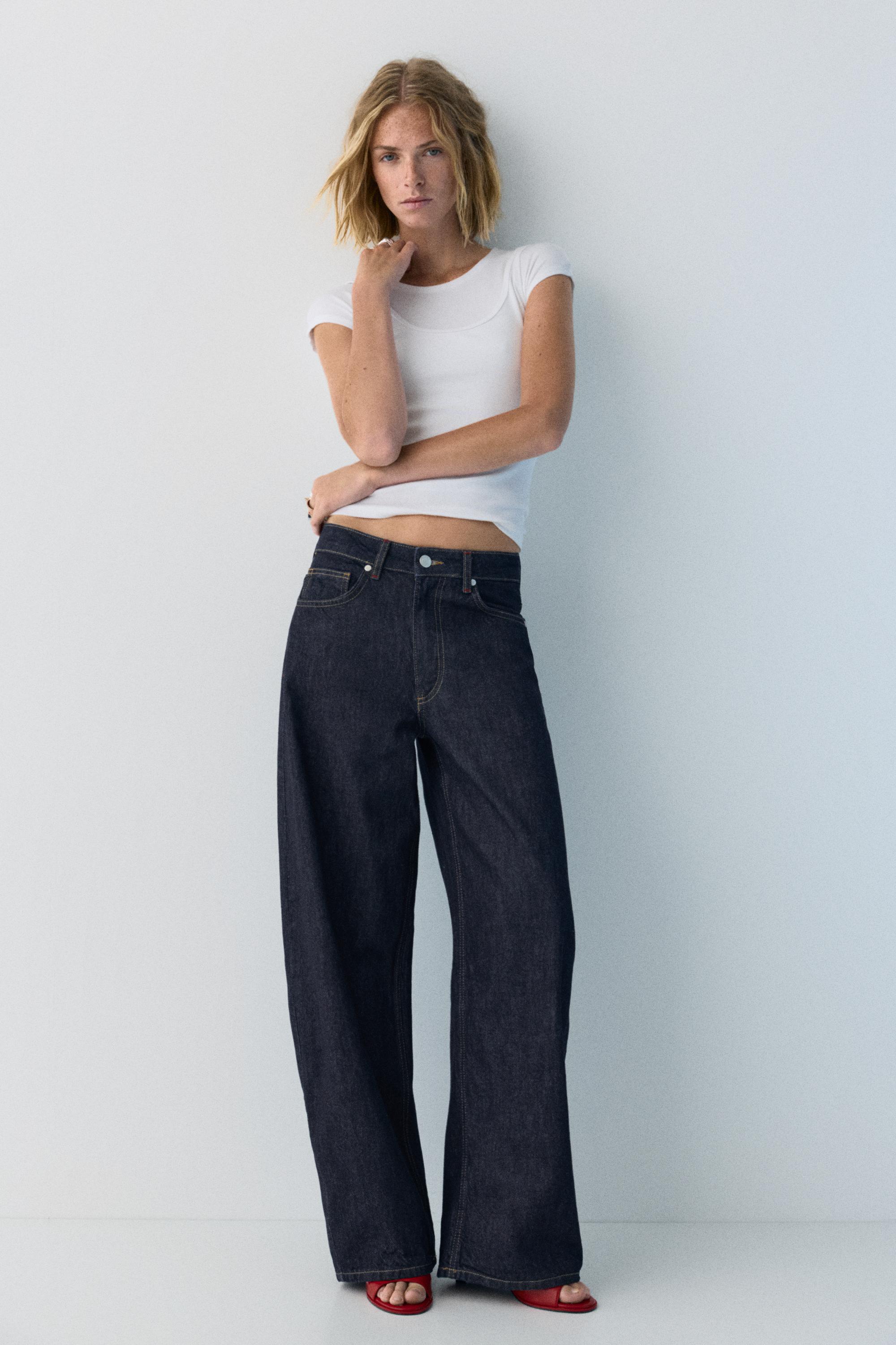 Barrel-Jeans Mit Herzchen