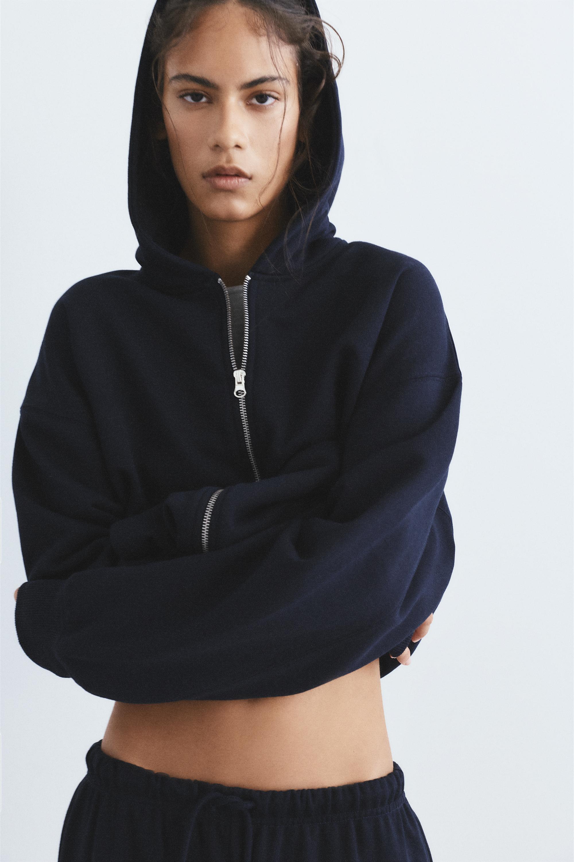 Fermuarlı kapüşonlu sweatshirt - Görsel 51