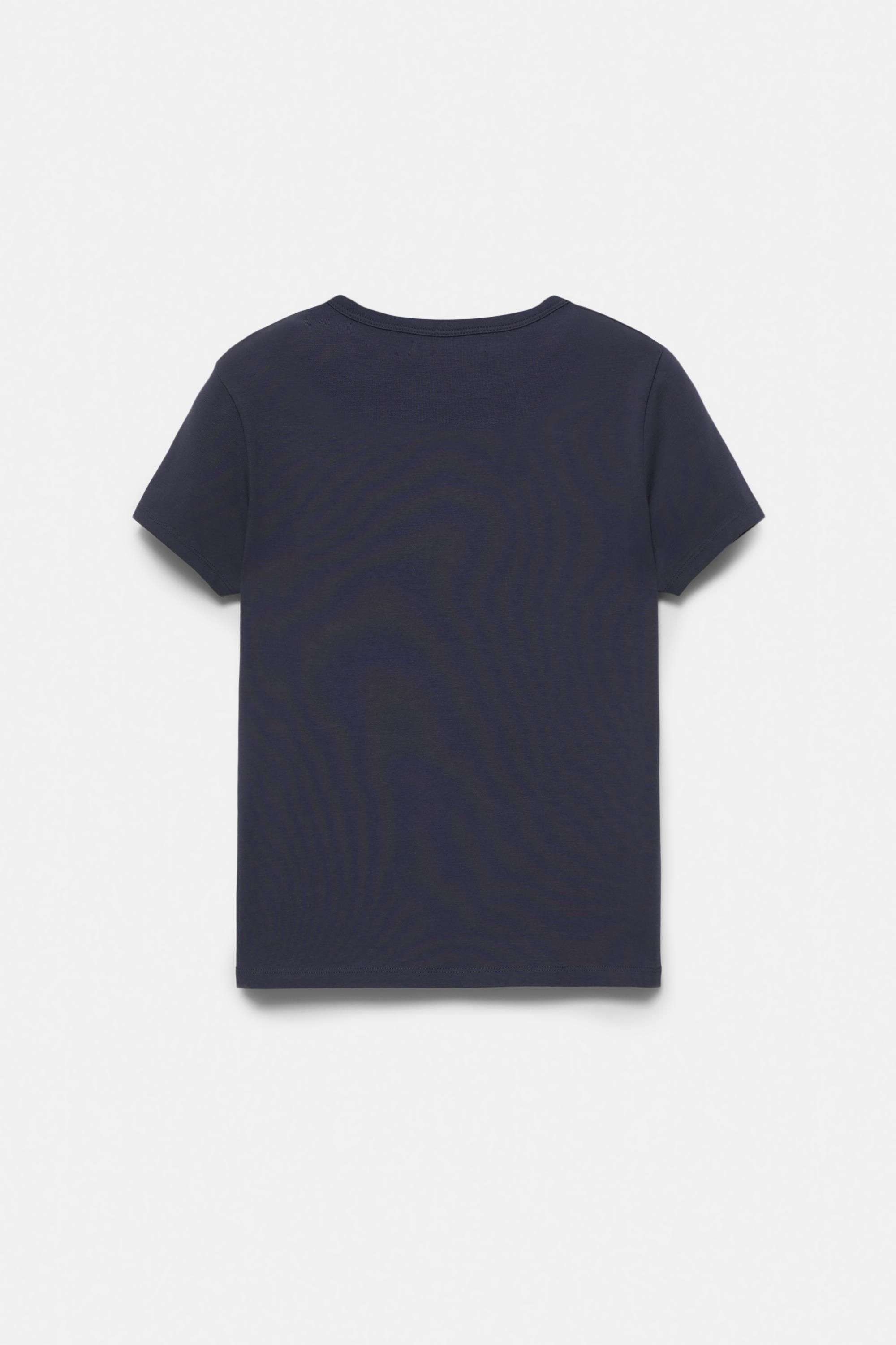 Kısa kollu dar kesim t-shirt - Görsel 76