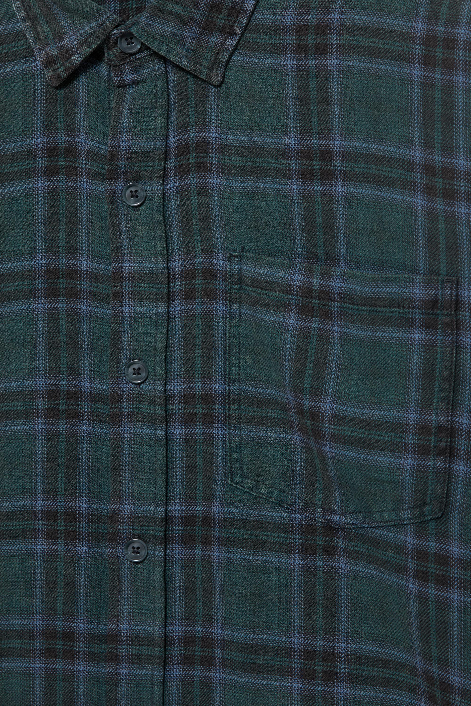 Uzun kollu kareli gömlek - Görsel 24