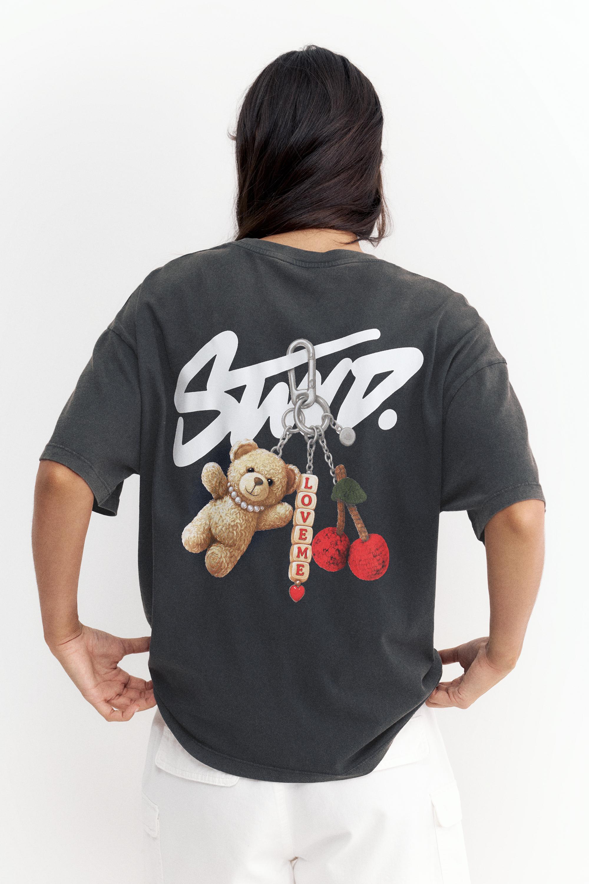 STWD graphic T-shirt — Grey