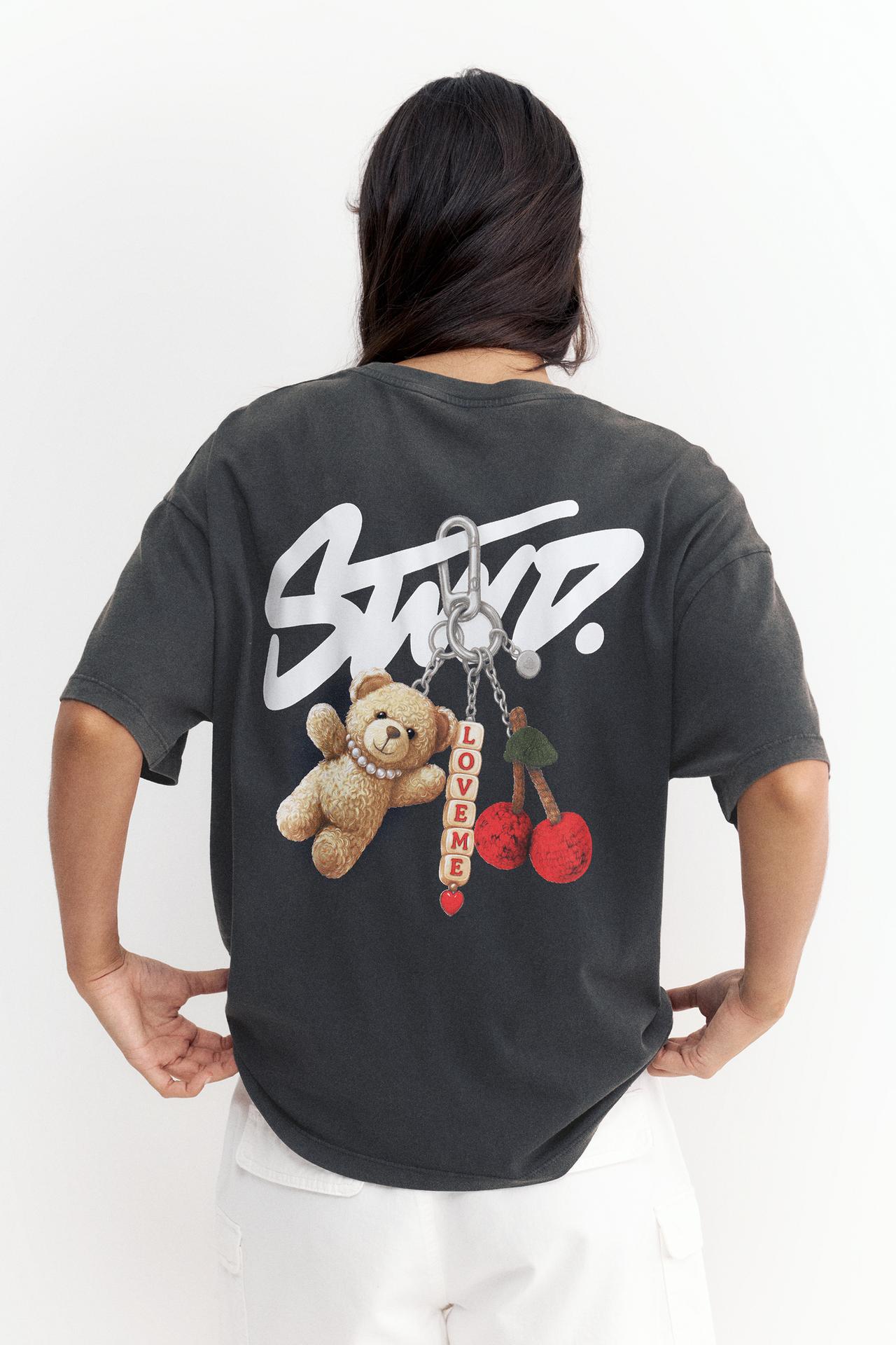 STWD graphic T-shirt — Grey