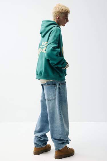 STWD sweatshirt with hood — Green 5