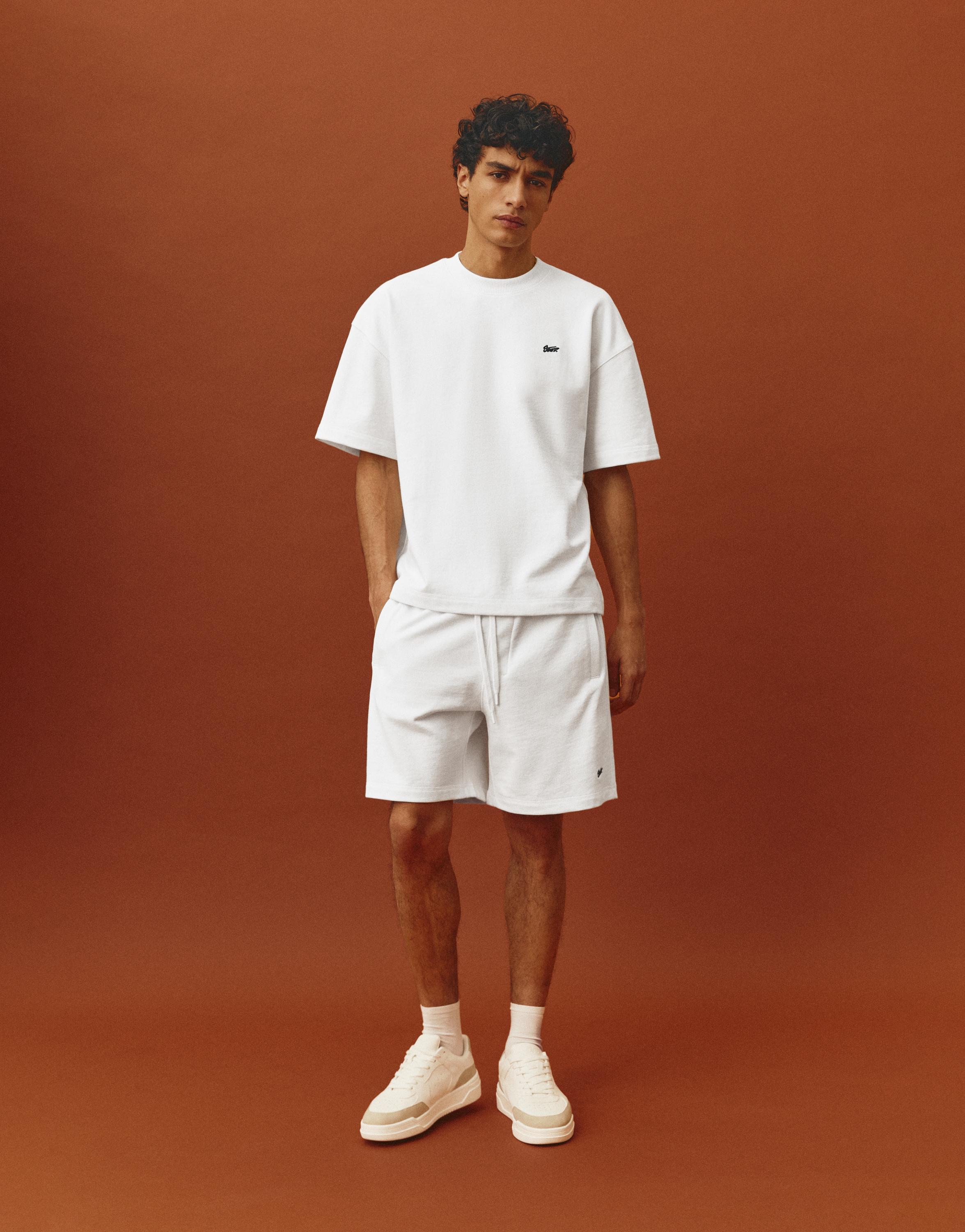 Short sleeve STWD sweatshirt — White