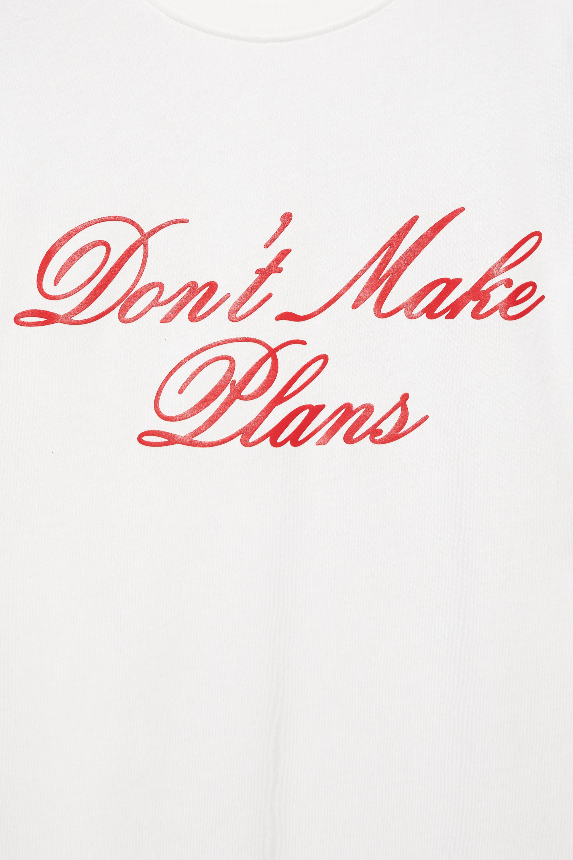 Text print oversize T-shirt — Ice